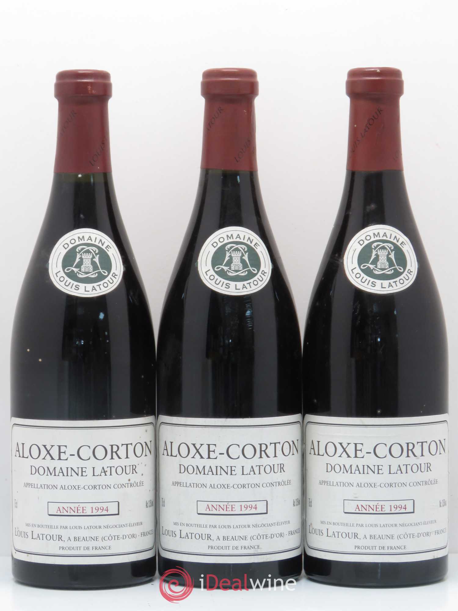 Aloxe-Corton Louis Latour 1994 - Lot de 3 bouteilles - 0