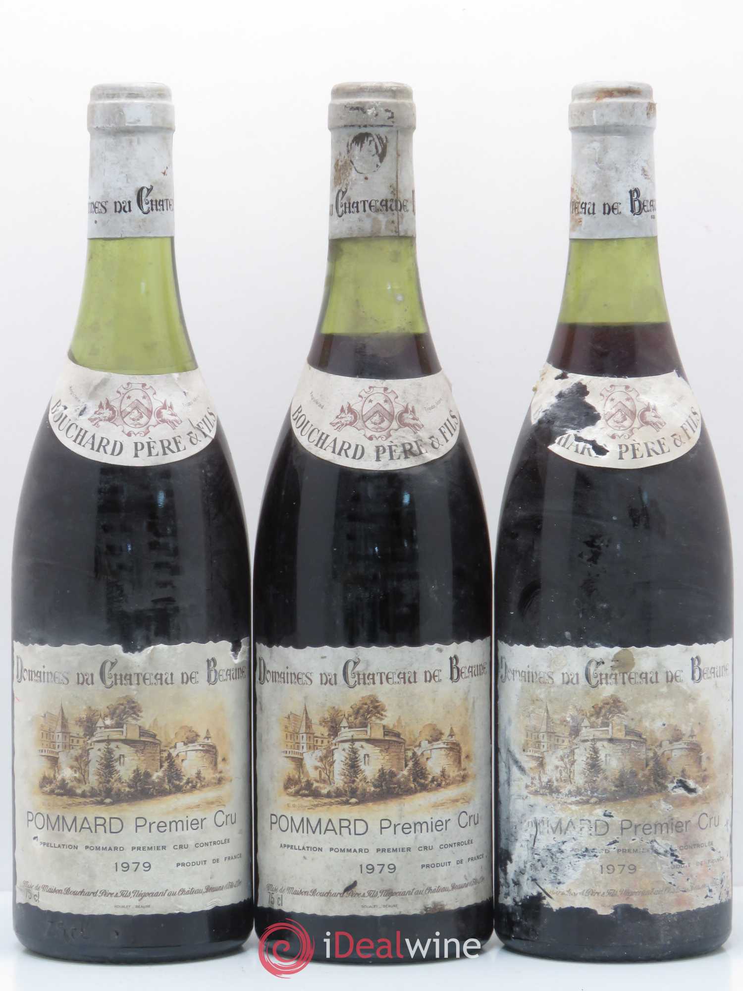 Pommard 1er Cru Bouchard Père & Fils 1979 - Lot de 3 bouteilles - 0