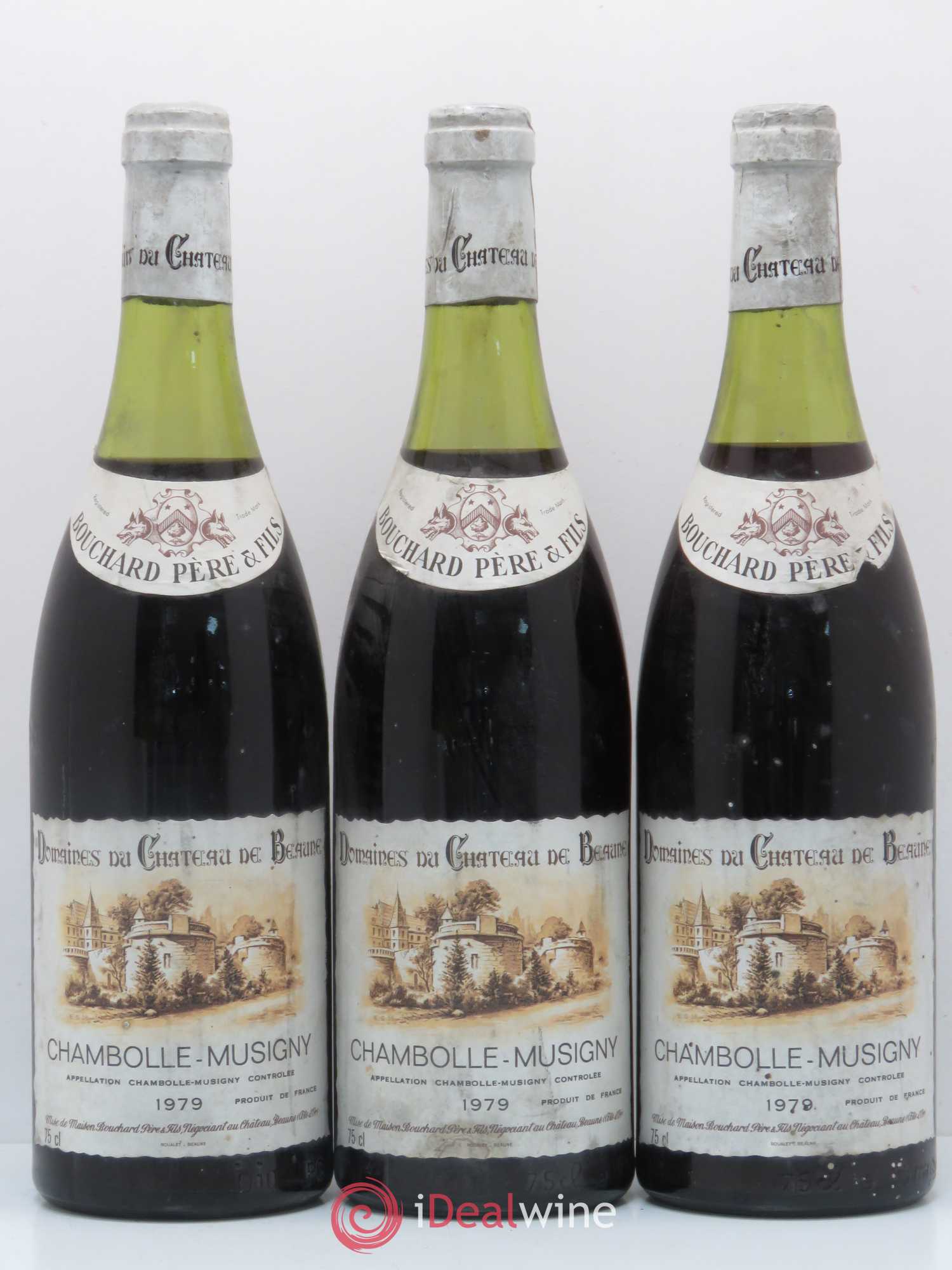 Chambolle-Musigny Bouchard Père & Fils 1979 - Lot de 3 bouteilles - 0