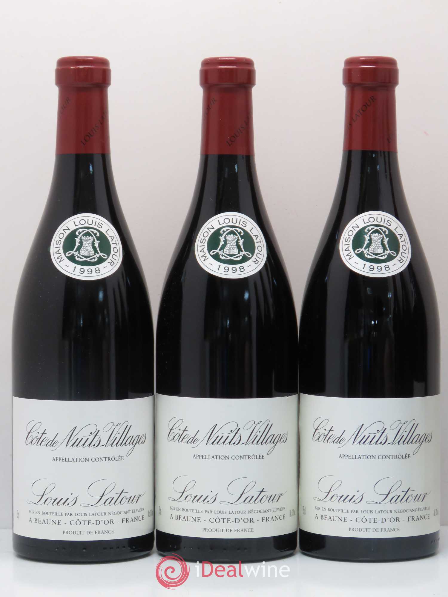 Côte de Nuits-Villages Louis Latour 1998 - Lot de 6 bouteilles - 1