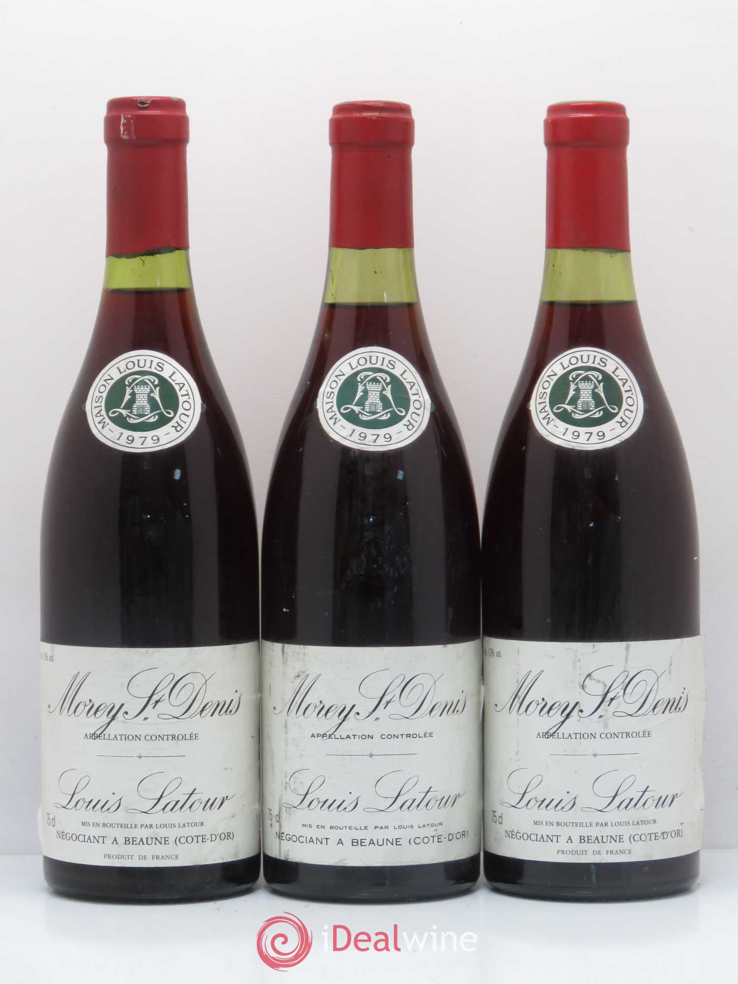 Morey-Saint-Denis Louis Latour 1979 - Lot de 3 bouteilles - 0