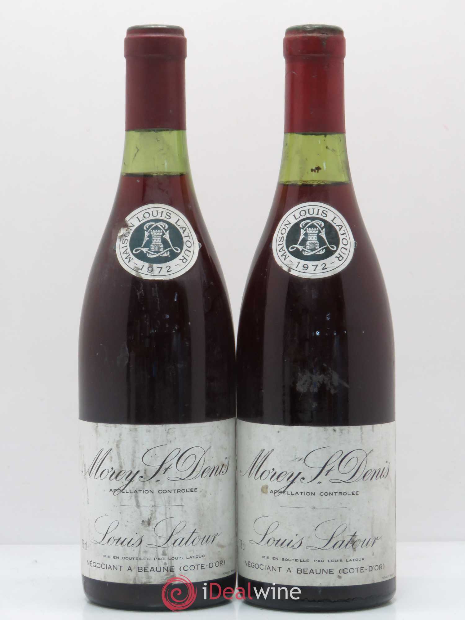 Morey-Saint-Denis Louis Latour 1972 - Lot de 2 bouteilles - 0