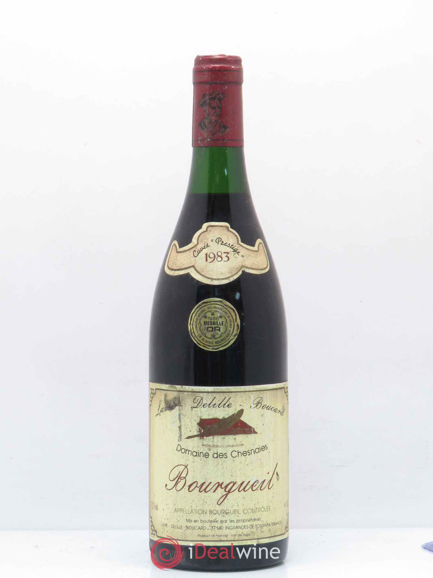 Bourgueil cuvée Prestige Lamé Delille Boucard 1983 - Posten von 1 Flasche - 0
