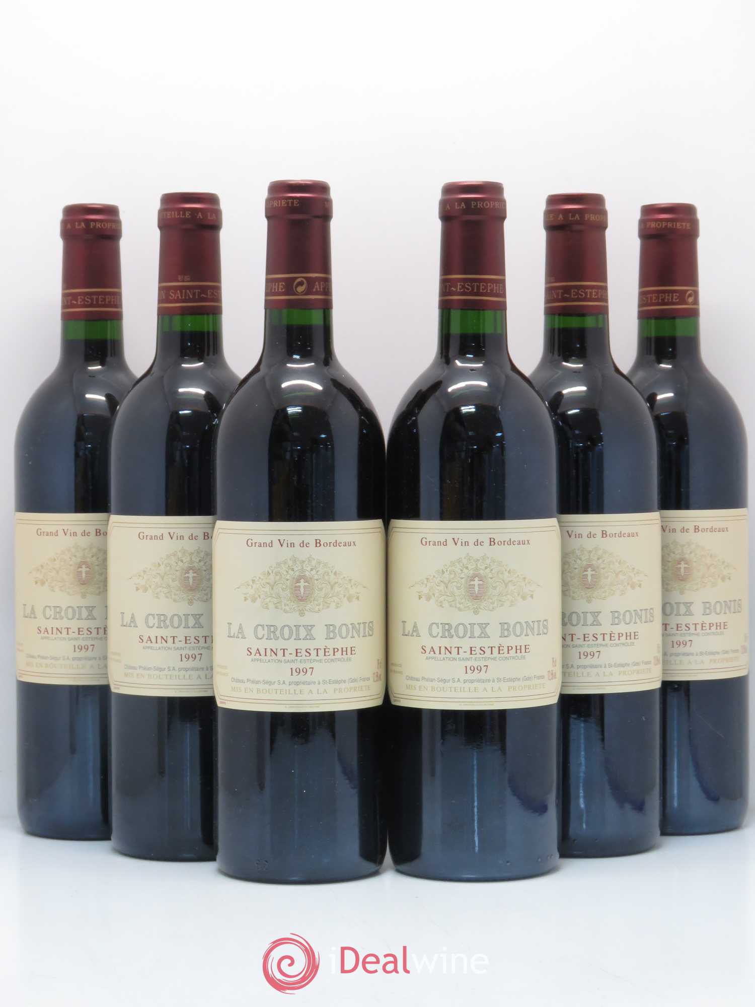 Saint-Estèphe La Croix Bonis 1997 - Posten von 6 Flaschen - 0