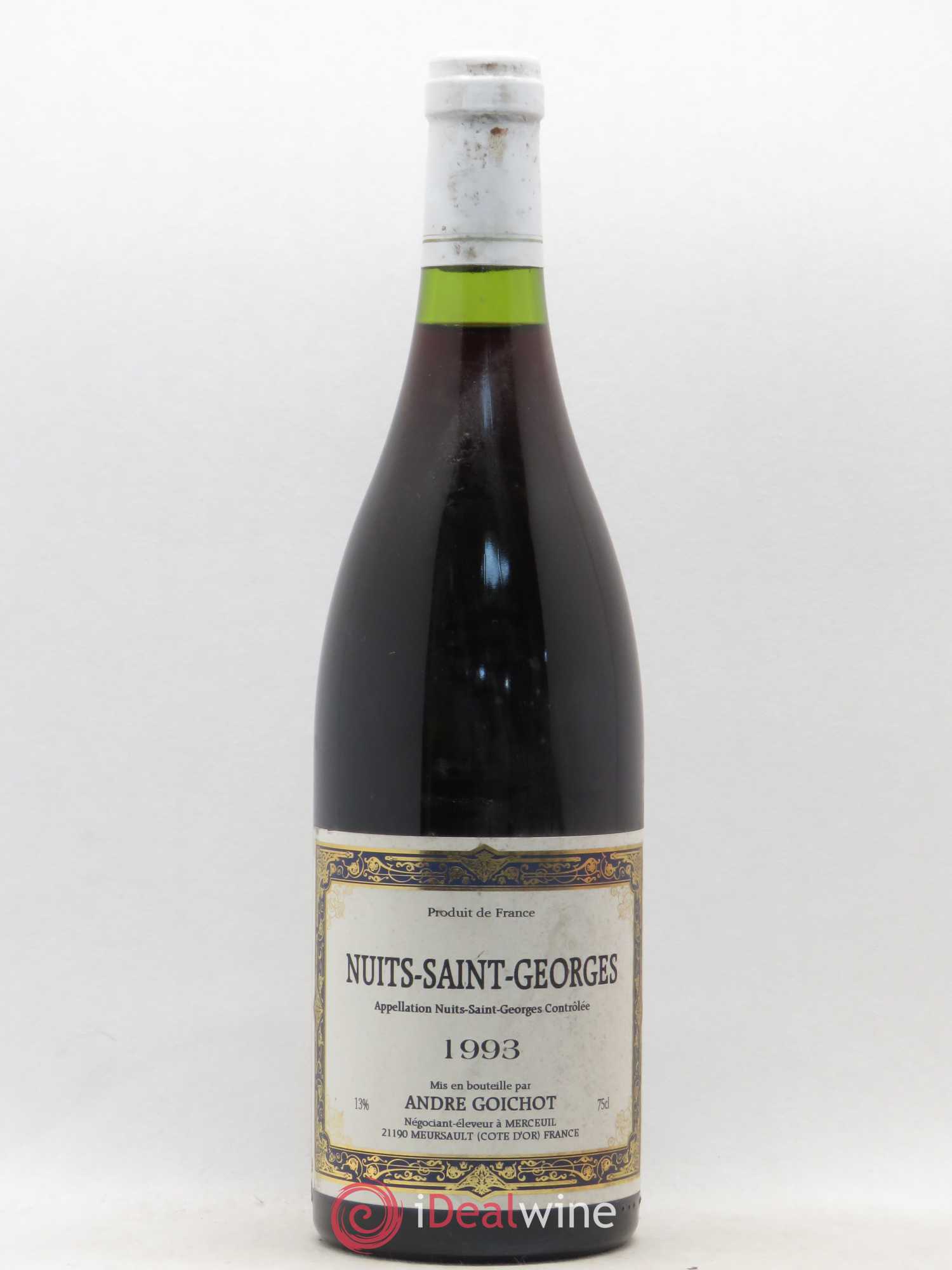 Nuits-Saint-Georges Goichot 1993 - Lot de 1 bouteille - 0