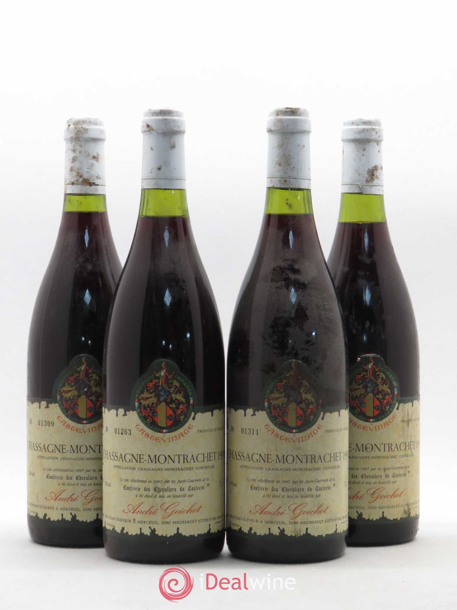 Chassagne-Montrachet Tasteviné Goichot 1995 - Lot de 4 bouteilles - 0