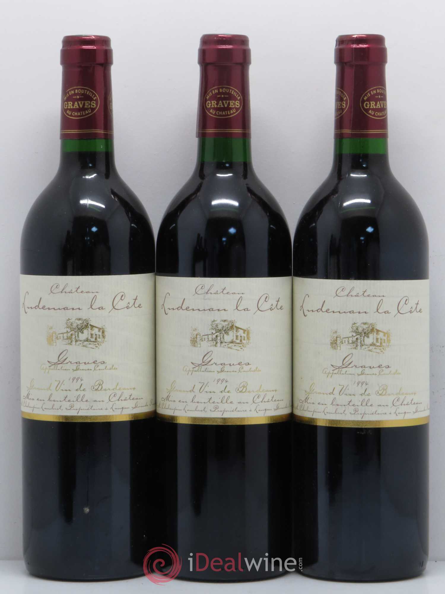 Graves Château Luderman La Côte (sans prix de réserve) 1994 - Posten von 6 Flaschen - 1