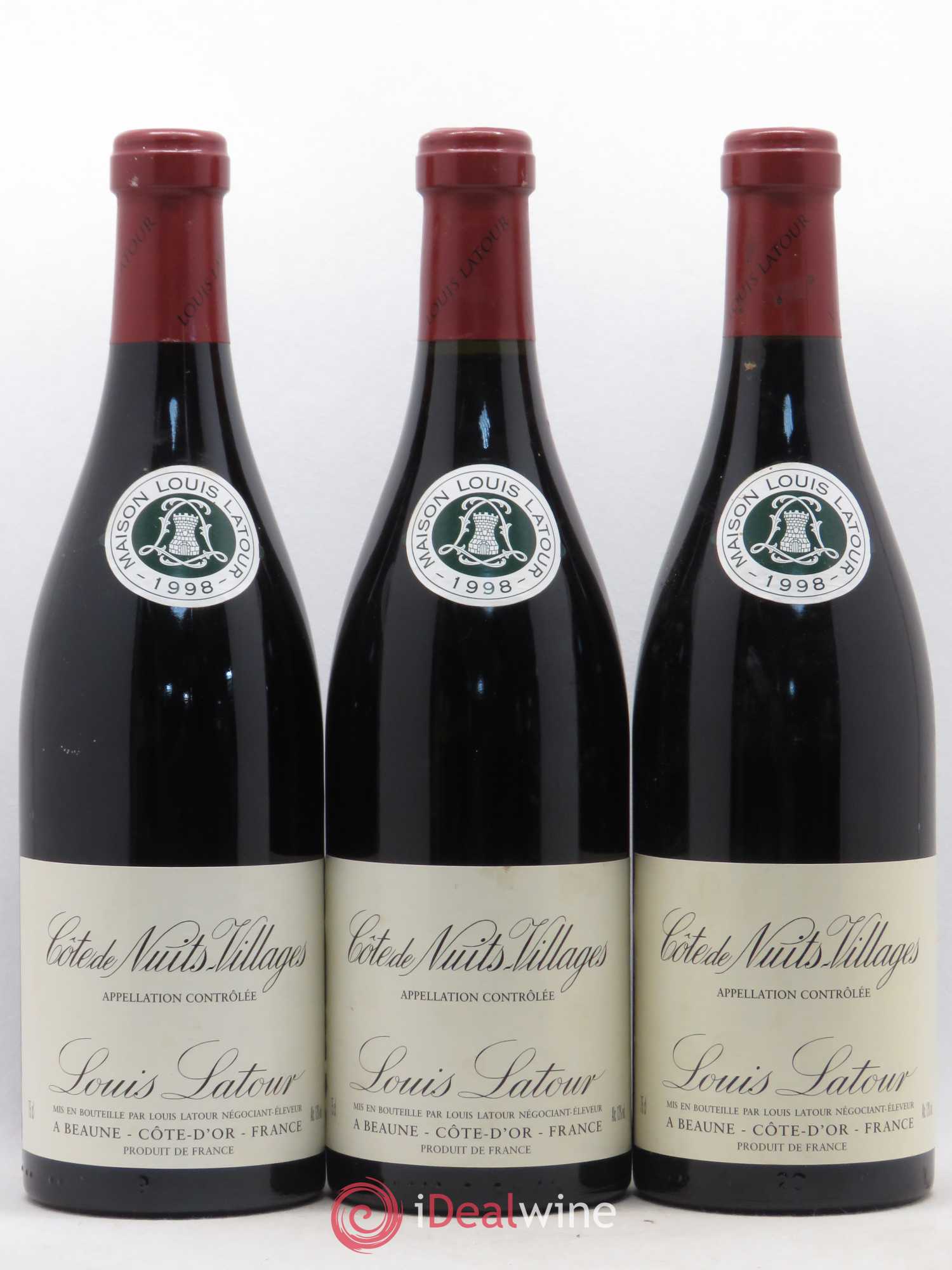 Côte de Nuits-Villages Louis Latour 1998 - Lot de 6 bouteilles - 1