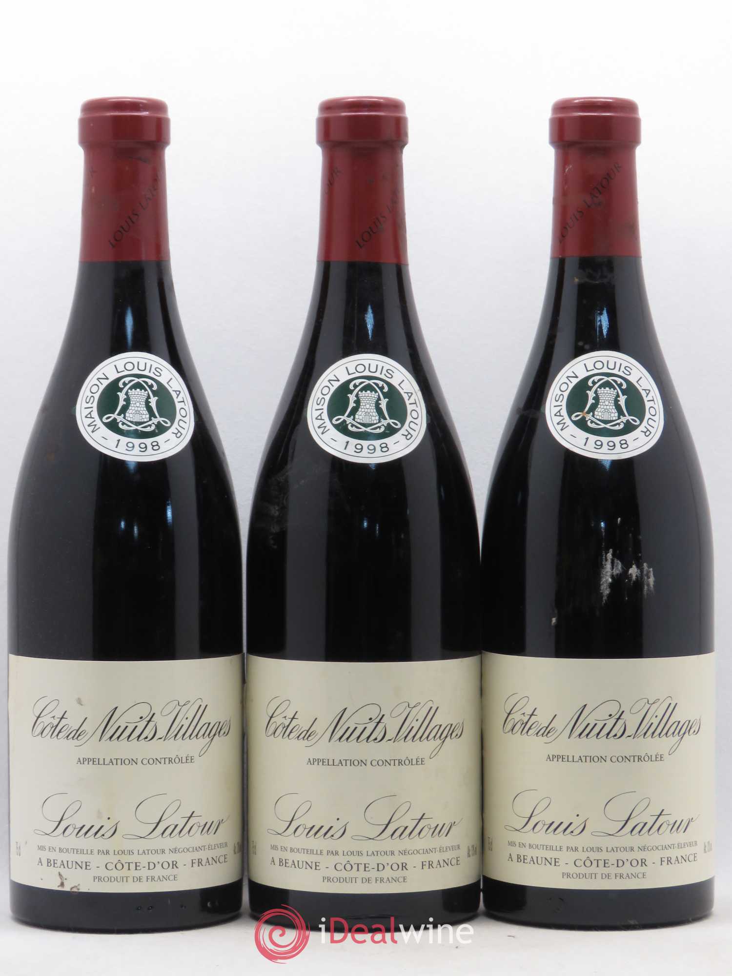 Côte de Nuits-Villages Louis Latour 1998 - Lot de 6 bouteilles - 2