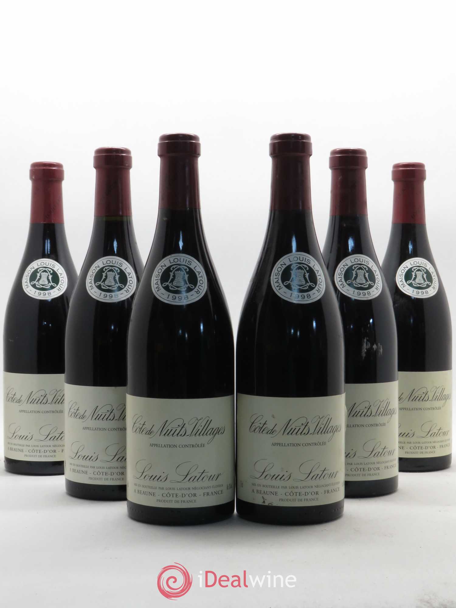 Côte de Nuits-Villages Louis Latour 1998 - Lot de 6 bouteilles - 0