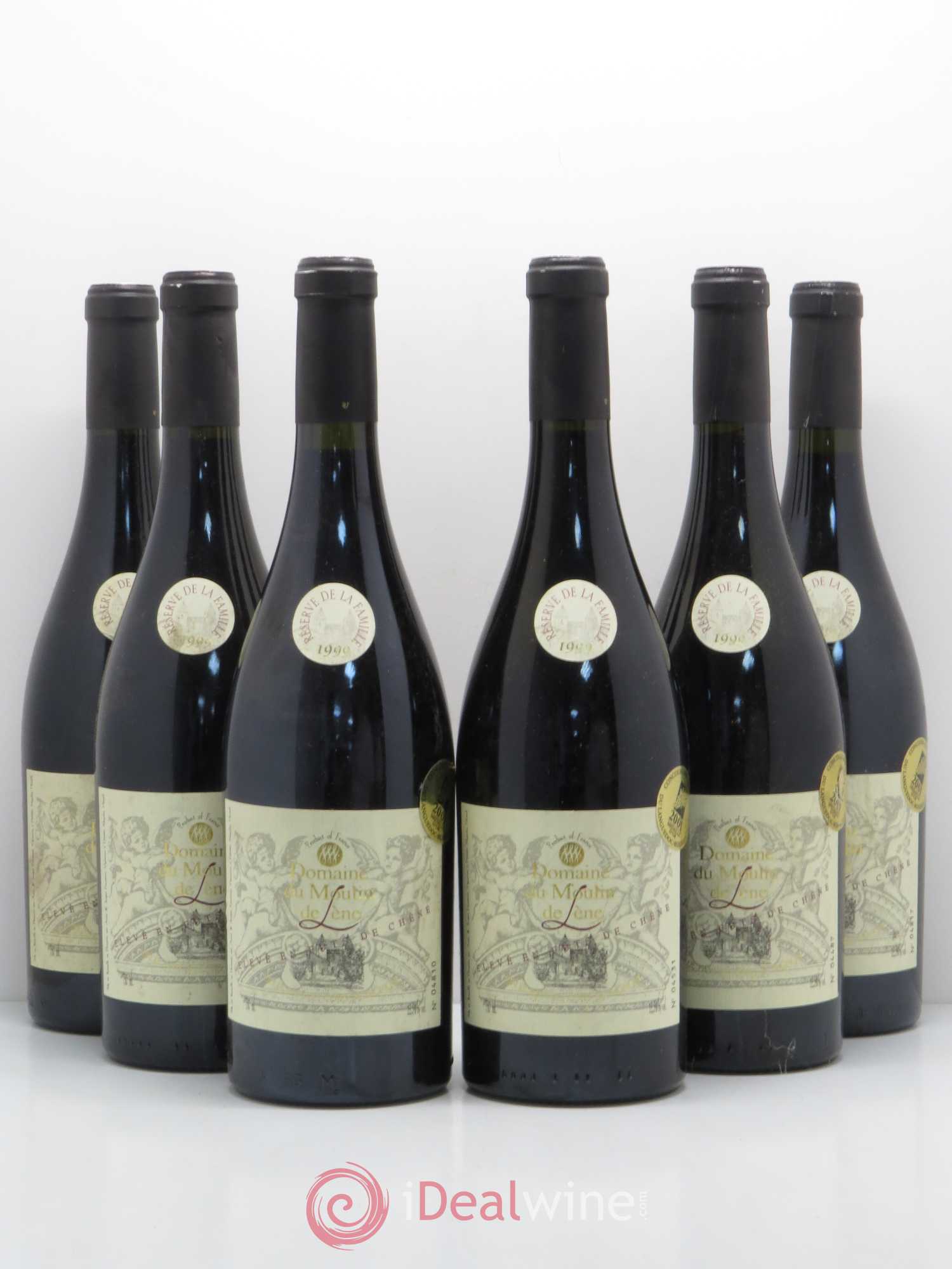 Languedoc Côtes de Thongue Réserve de la famille Domaine du Moulin de Lène (sans prix de réserve) 1999 - Posten von 6 Flaschen - 0