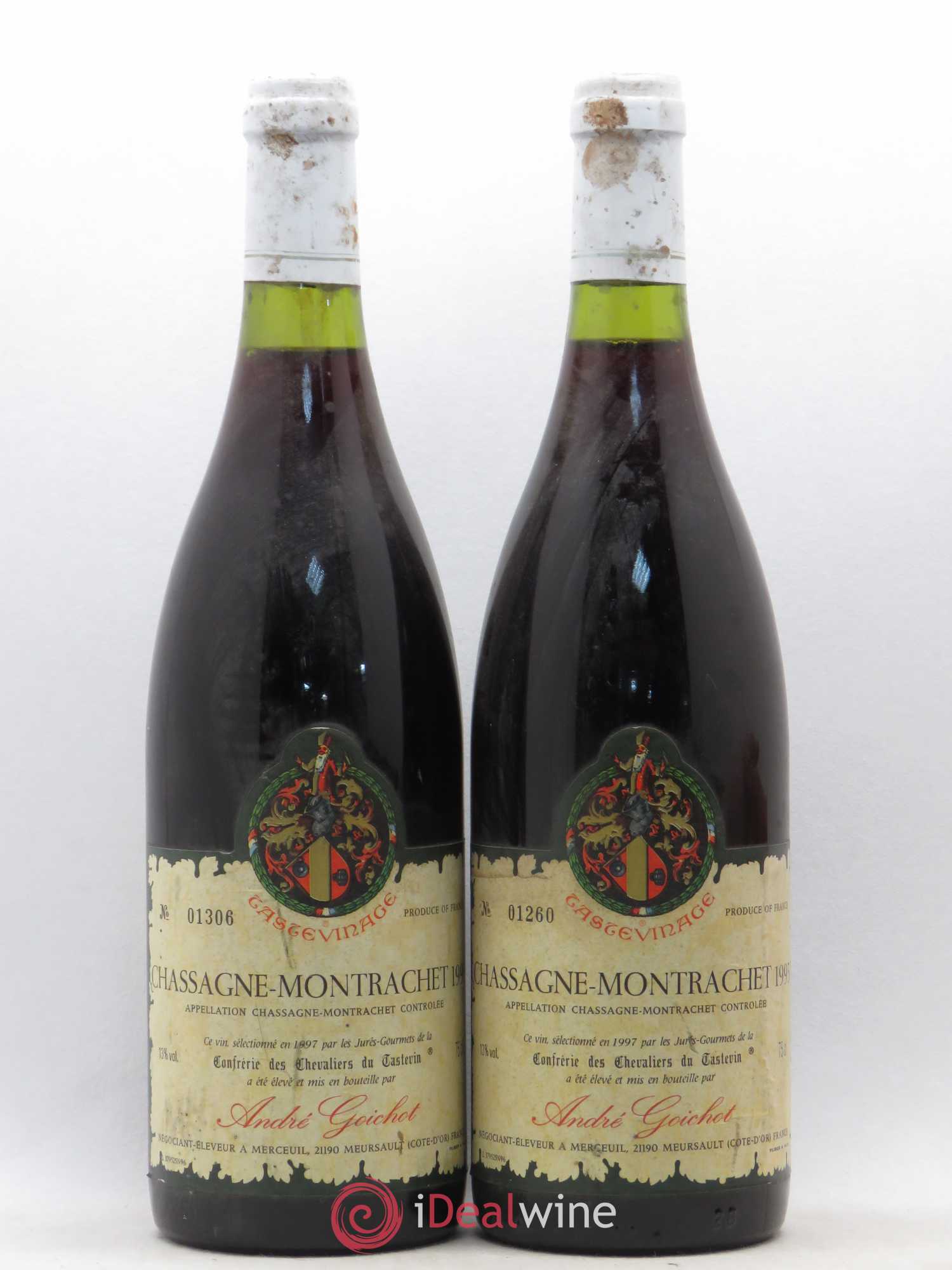 Chassagne-Montrachet Tasteviné Goichot 1995 - Lot de 2 bouteilles - 0