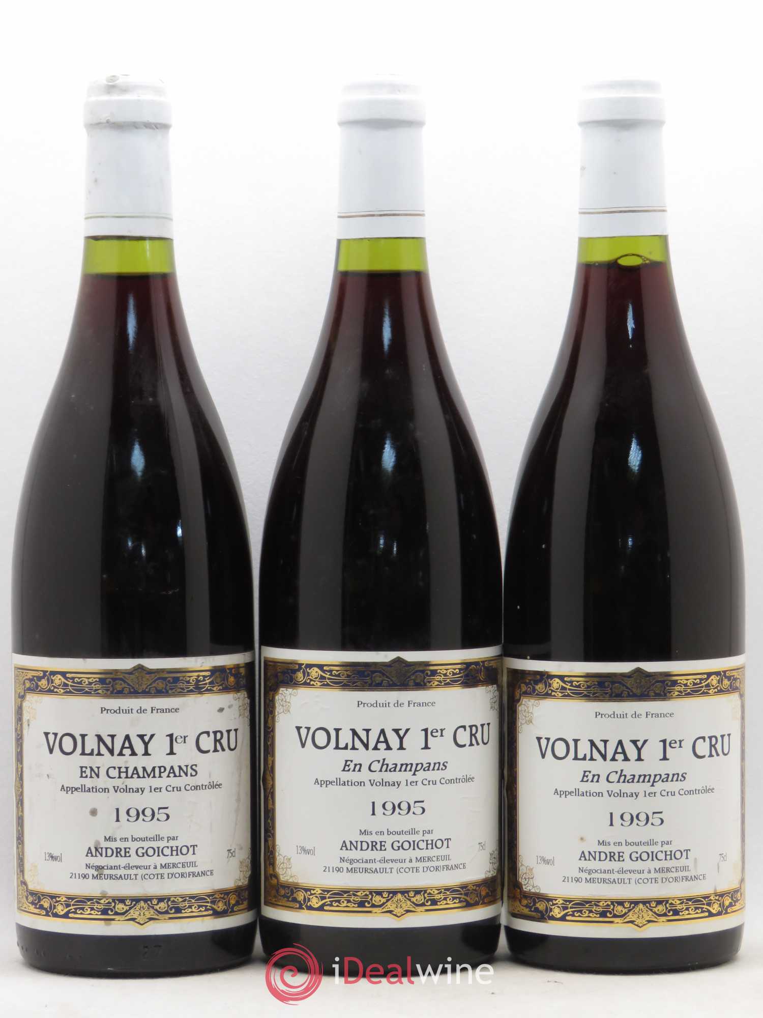Volnay 1er Cru En Champans Goichot 1995 - Lot de 6 bouteilles - 2