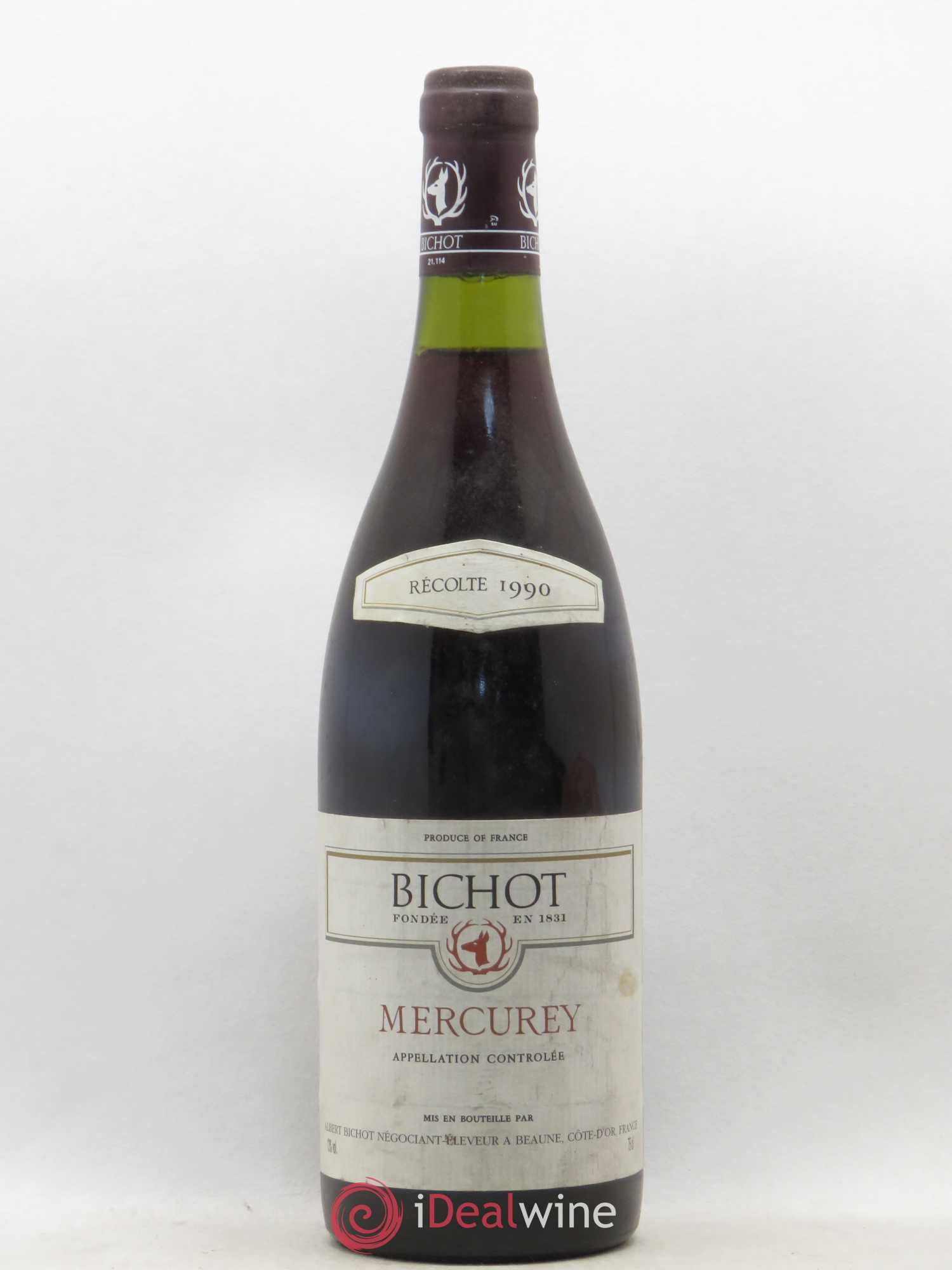 Mercurey Albert Bichot 1990 - Lot de 1 bouteille - 0