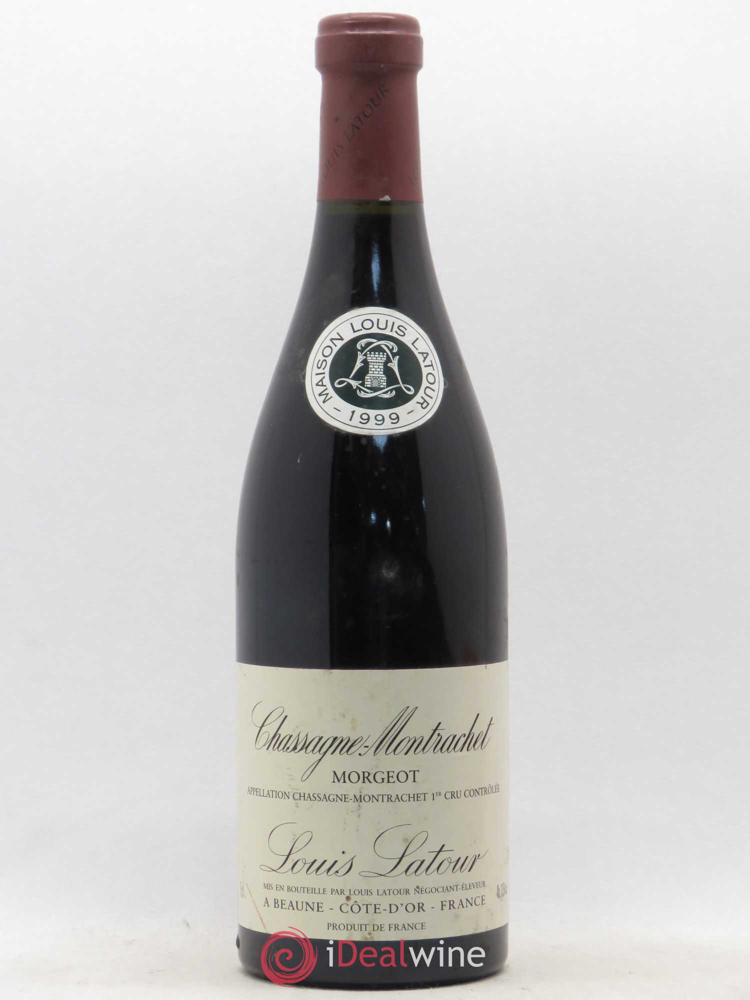 Chassagne-Montrachet 1er Cru Morgeot Louis Latour 1999 - Posten von 1 Flasche - 0