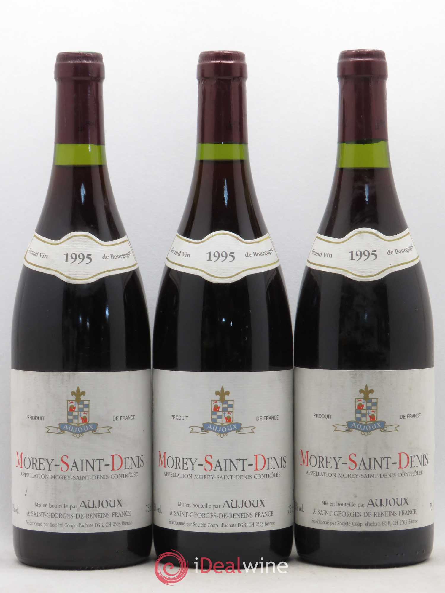 Morey-Saint-Denis Aujoux 1995 - Lot de 6 bouteilles - 1