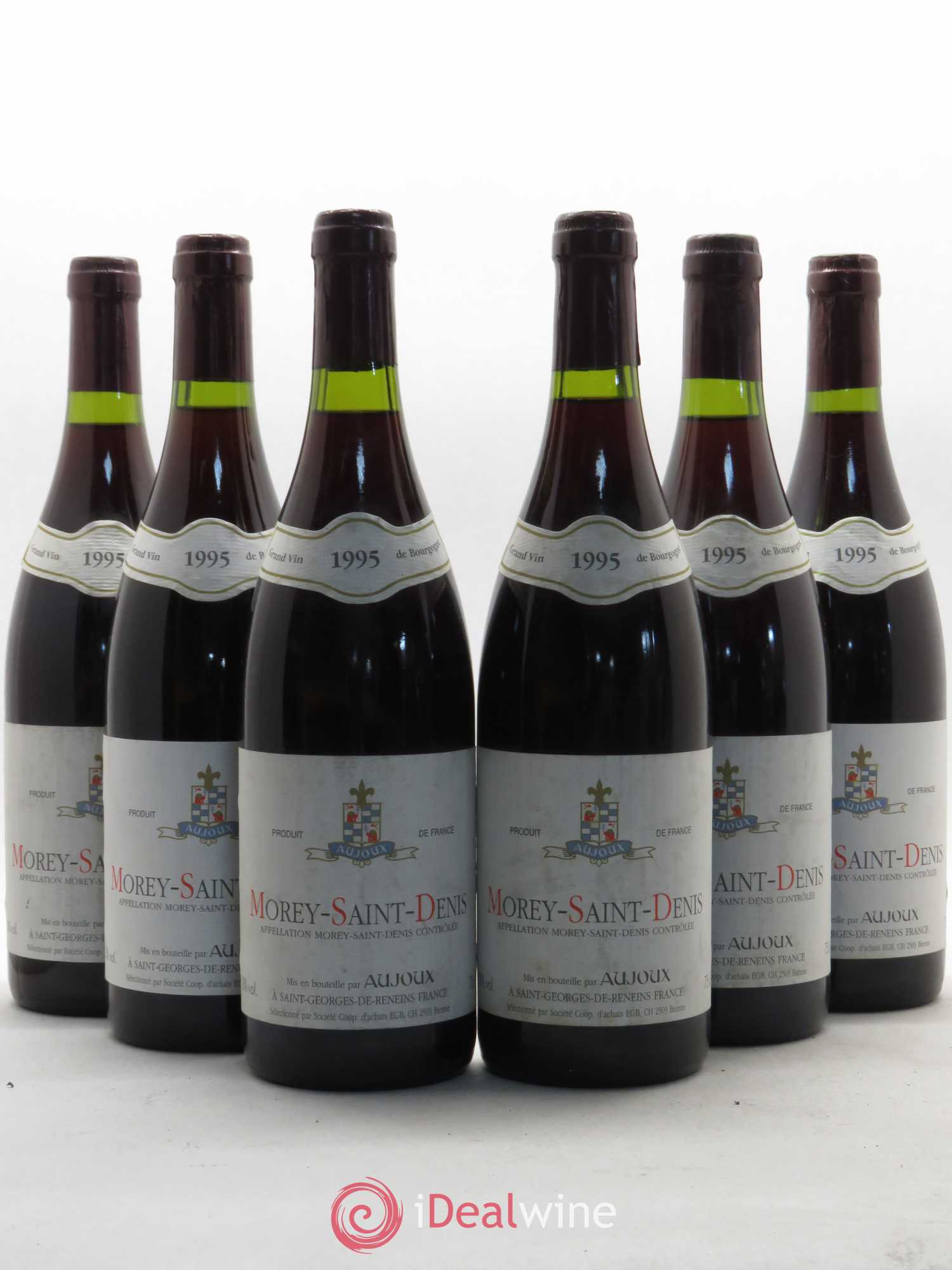 Morey-Saint-Denis Aujoux 1995 - Lot de 6 bouteilles - 0