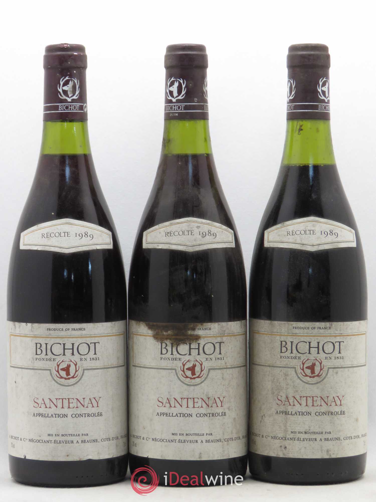 Santenay Albert Bichot 1989 - Lot de 5 bouteilles - 1