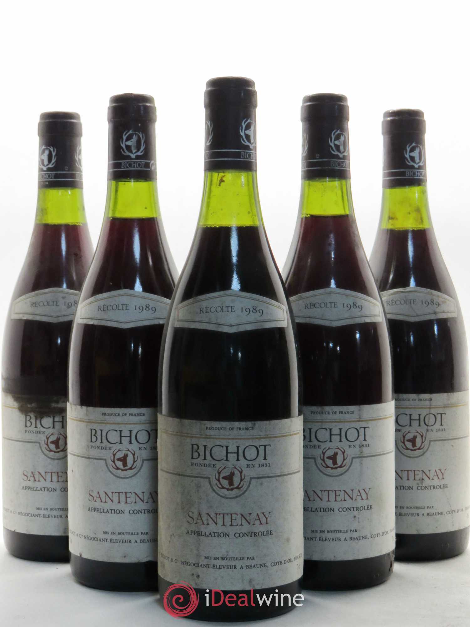 Santenay Albert Bichot 1989 - Lot de 5 bouteilles - 0