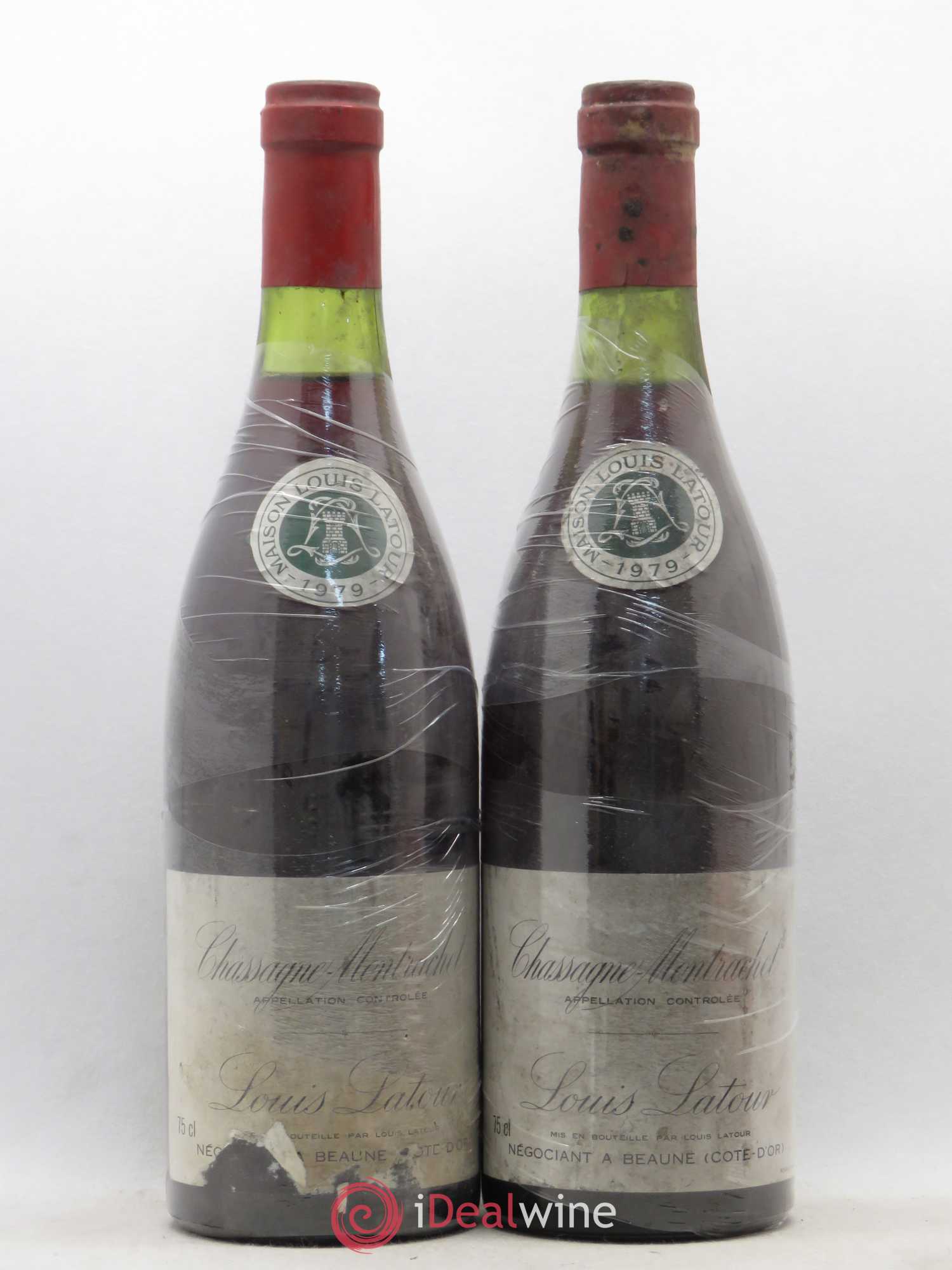 Chassagne-Montrachet Louis Latour 1979 - Lot de 2 bouteilles - 0