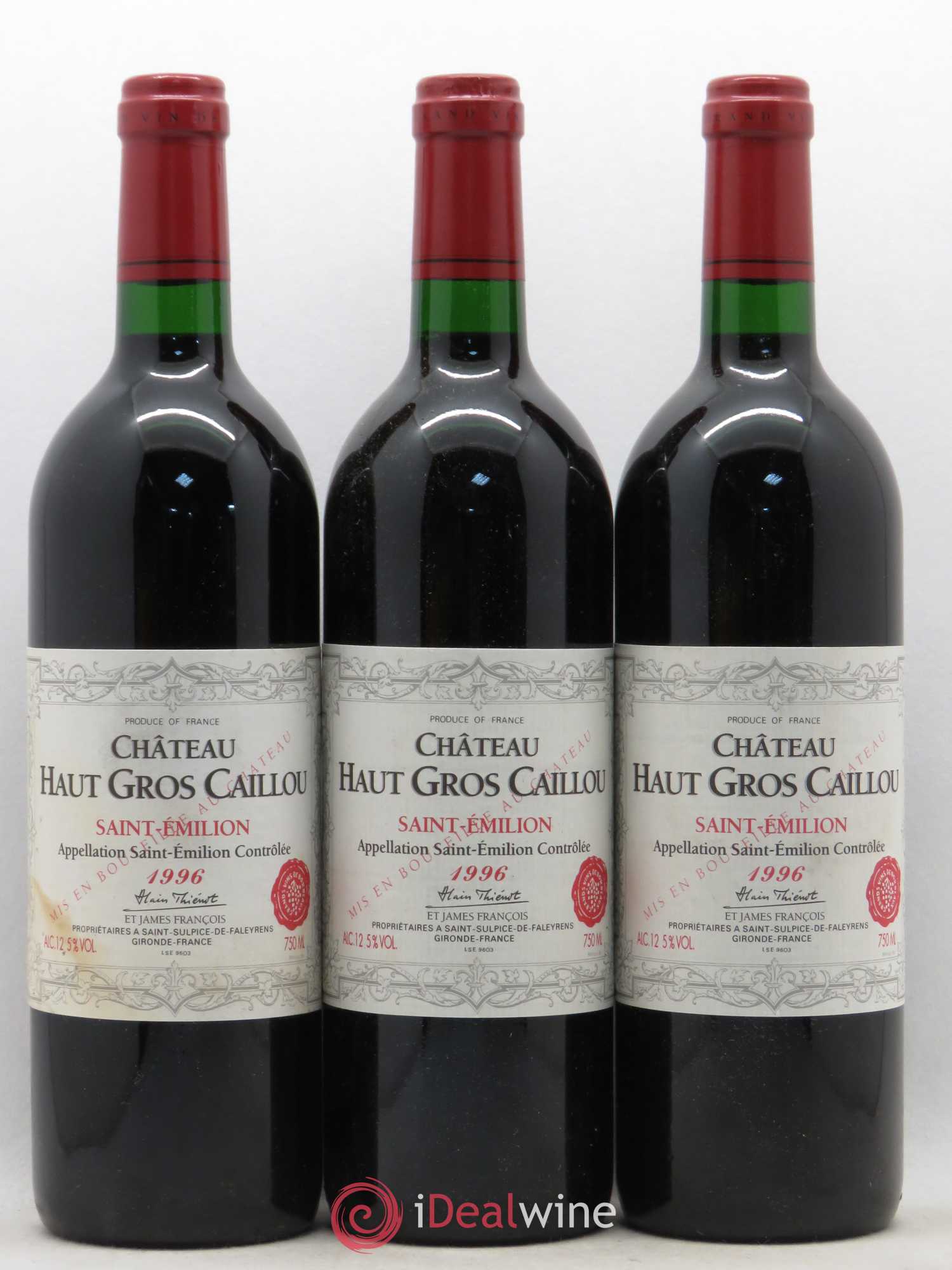 Château Haut Gros Caillou 1996 - Lot de 6 bouteilles - 2