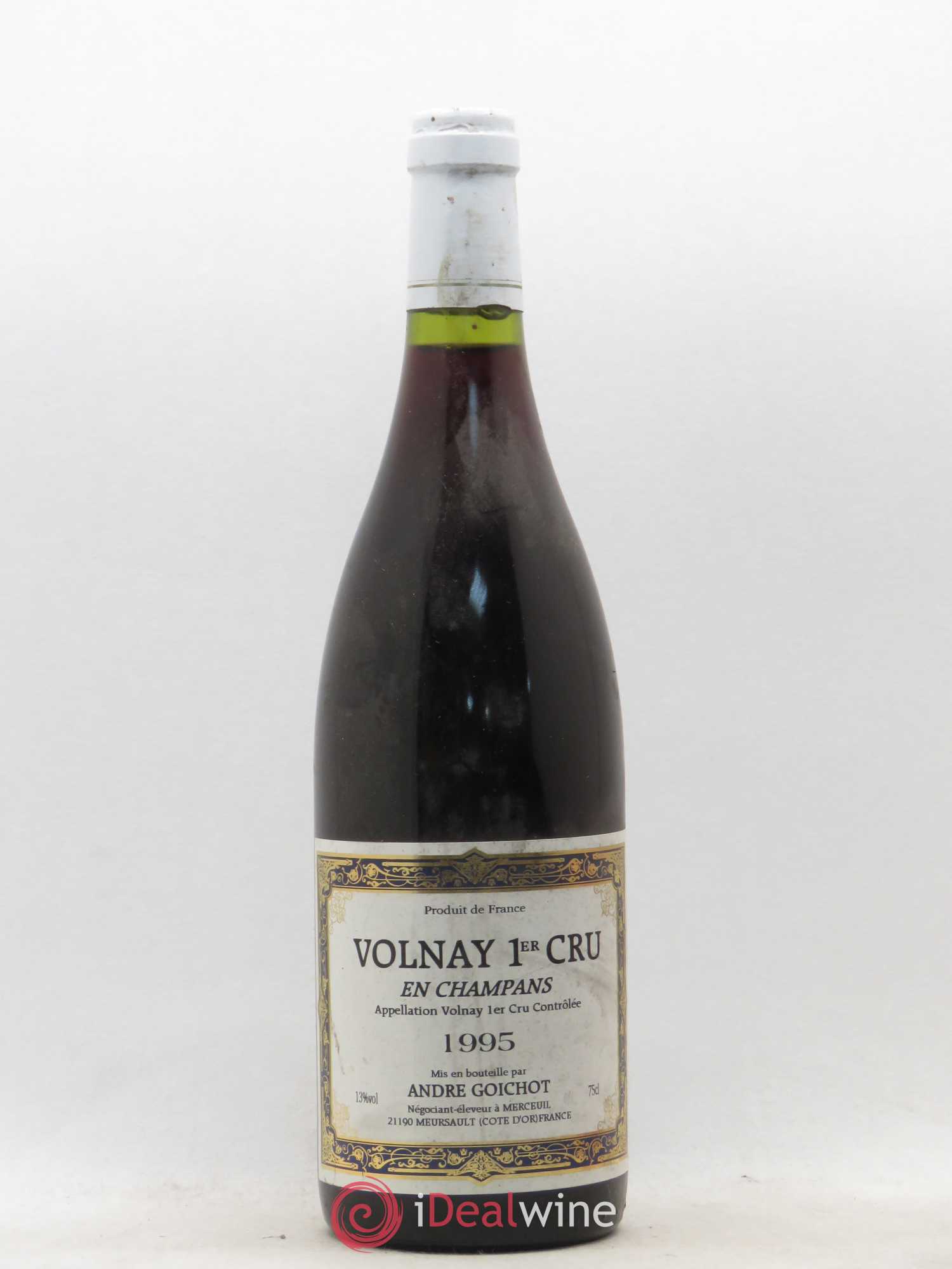 Volnay 1er Cru En Champans Goichot 1995 - Lot de 1 bouteille - 0