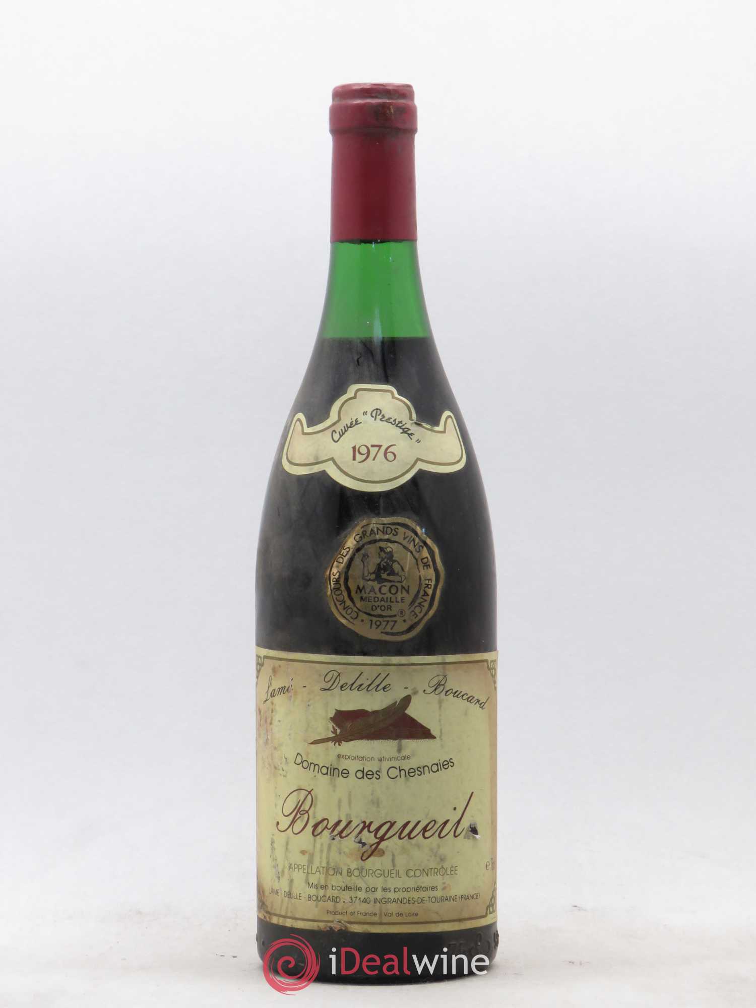 Bourgueil cuvée Prestige Lamé Delille Boucard 1976 - Posten von 1 Flasche - 0