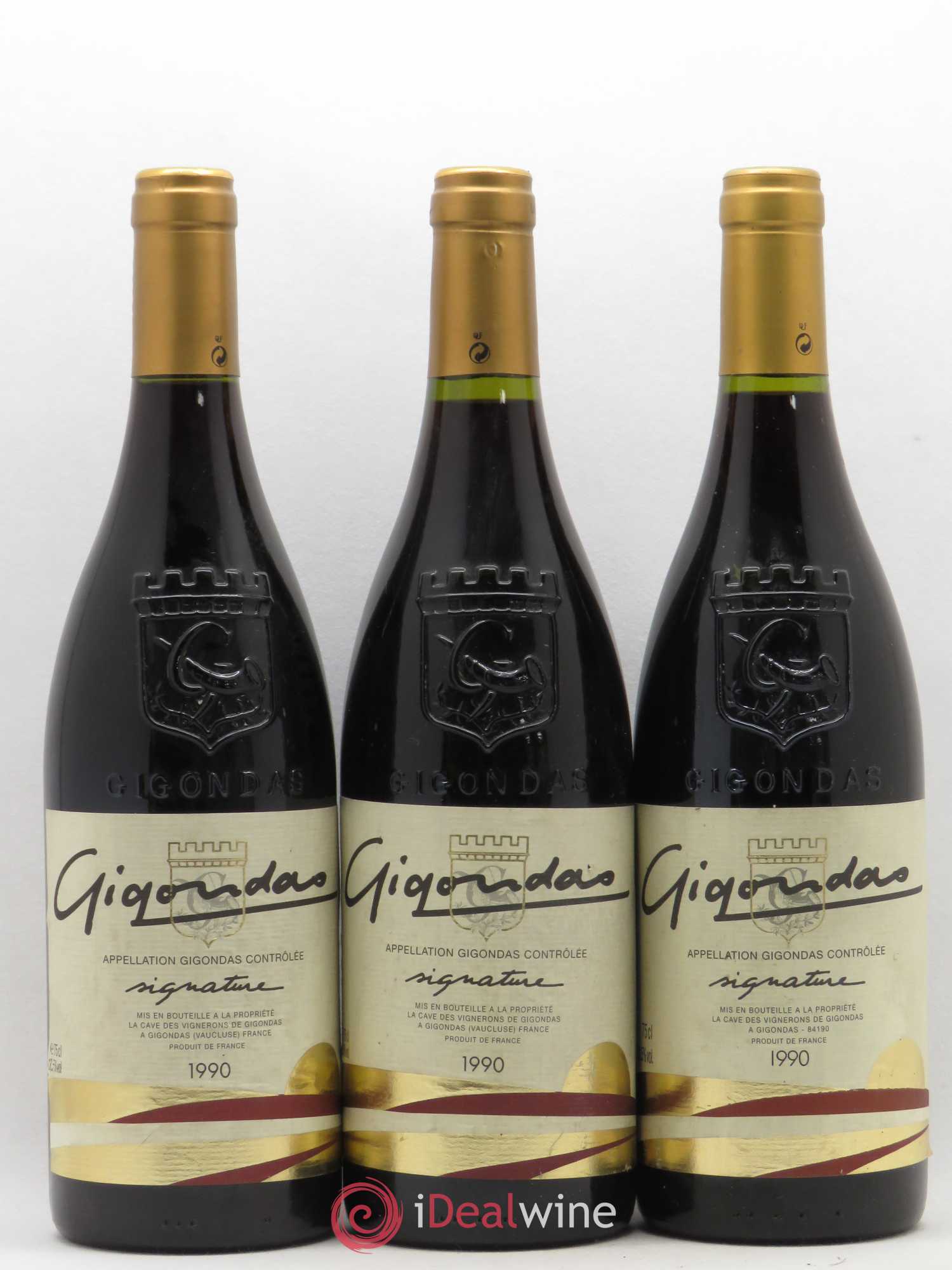 Gigondas Signature Cave des Vignerons de Gigondas 1990 - Lot de 6 bouteilles - 2