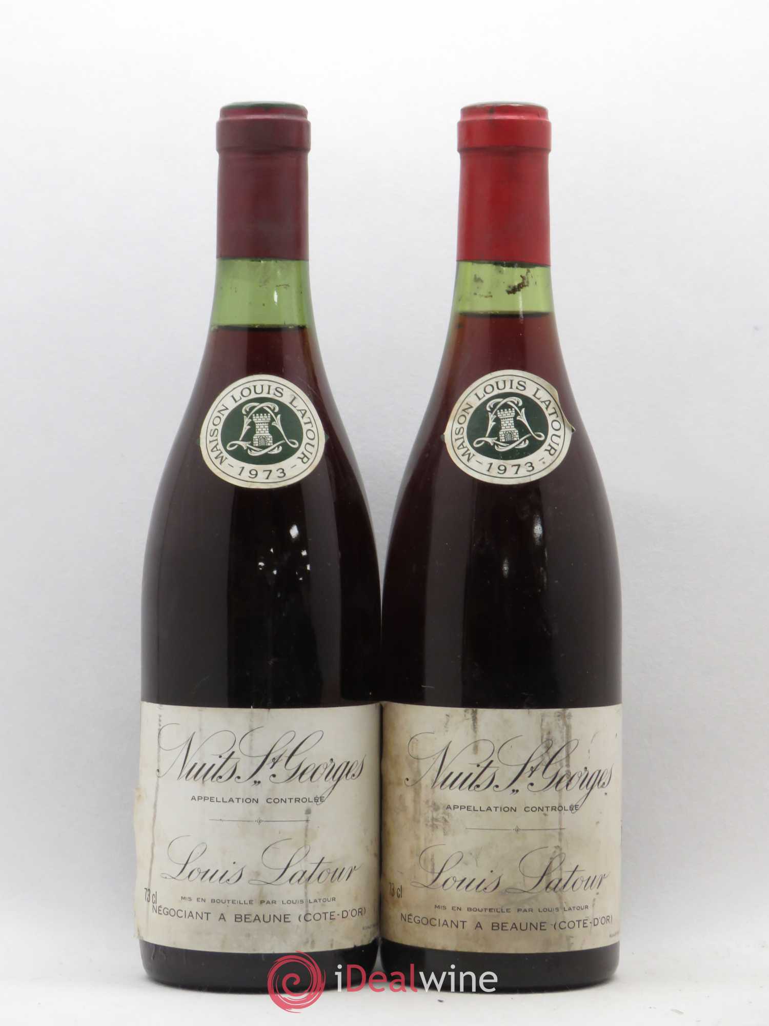 Nuits-Saint-Georges Louis Latour 1973 - Lot de 2 bouteilles - 0