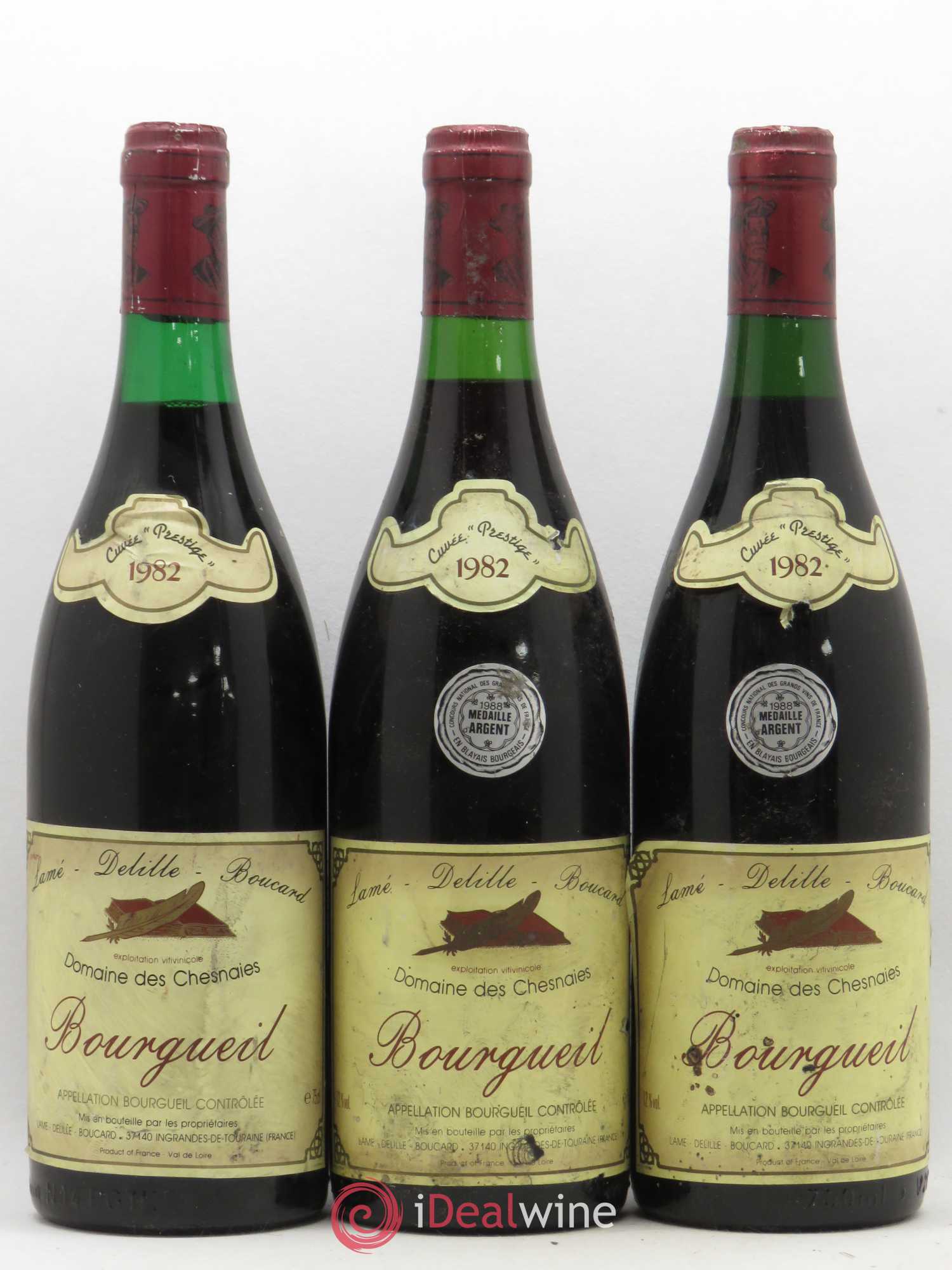 Bourgueil Prestige Domaine des Chesnaies 2000 - Lot de 3 bouteilles - 0