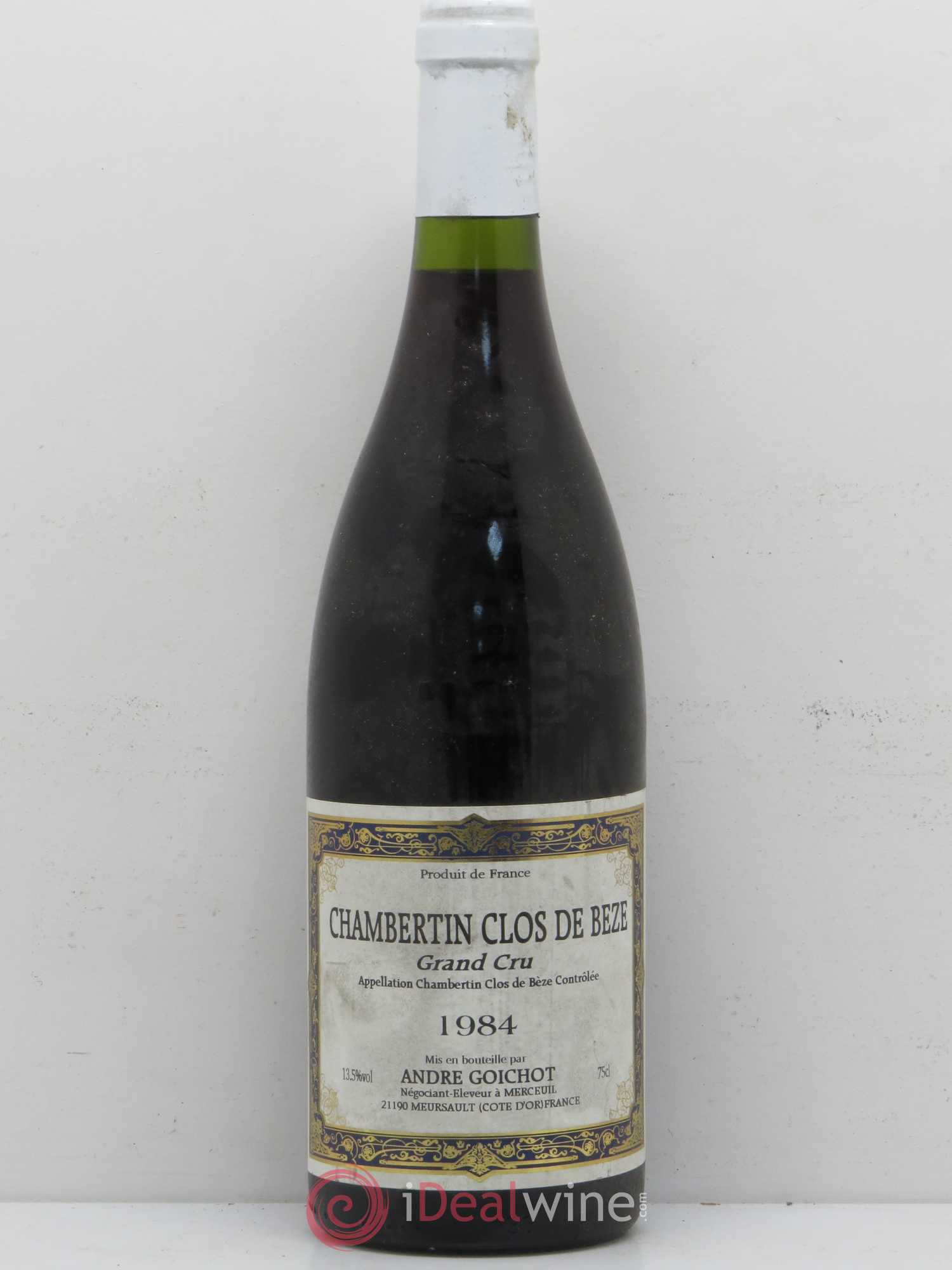 Chambertin Clos de Bèze Grand Cru Goichot 1984 - Lot de 1 bouteille - 0