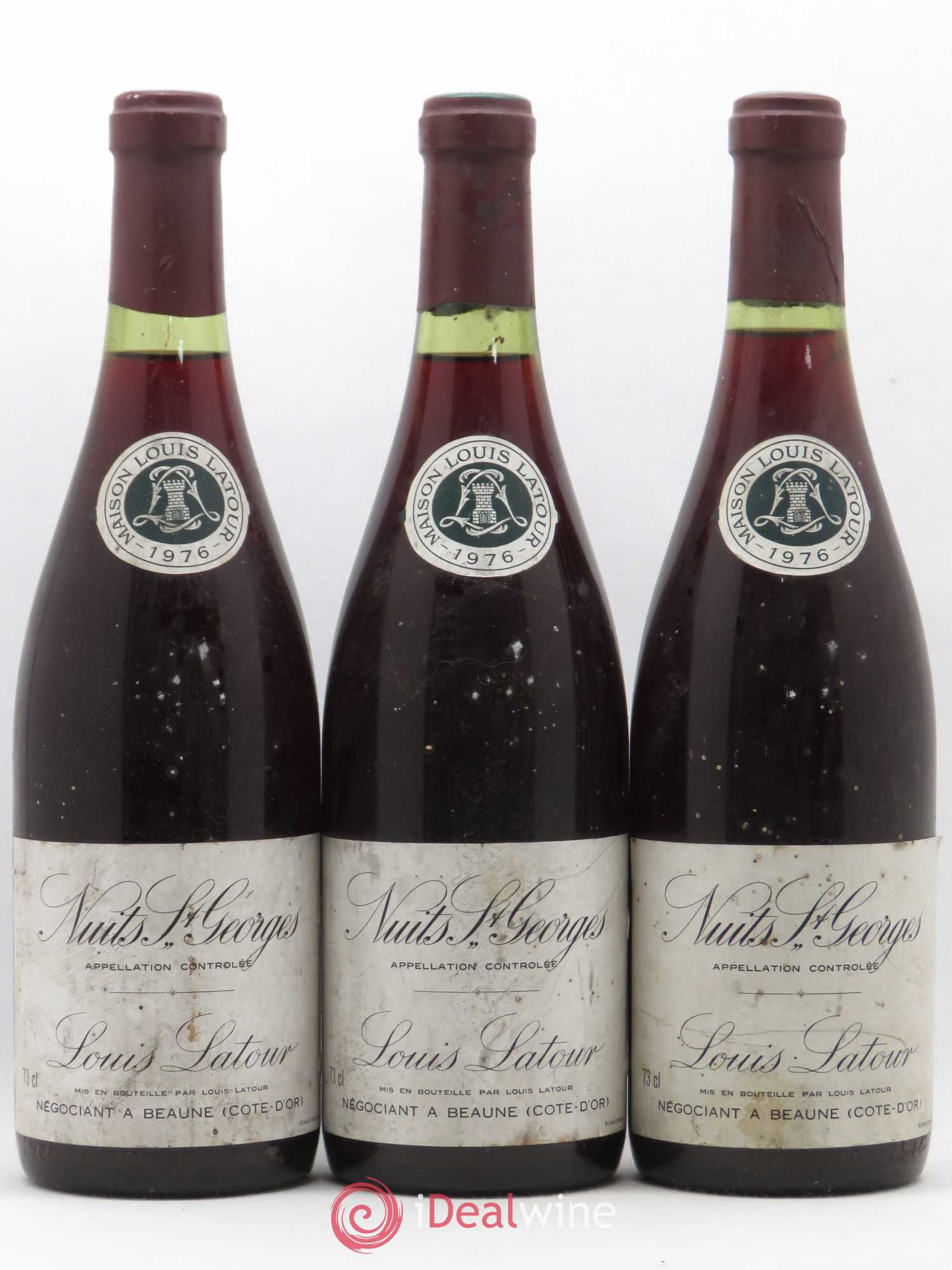 Nuits-Saint-Georges Louis Latour 1976 - Lot de 3 bouteilles - 0