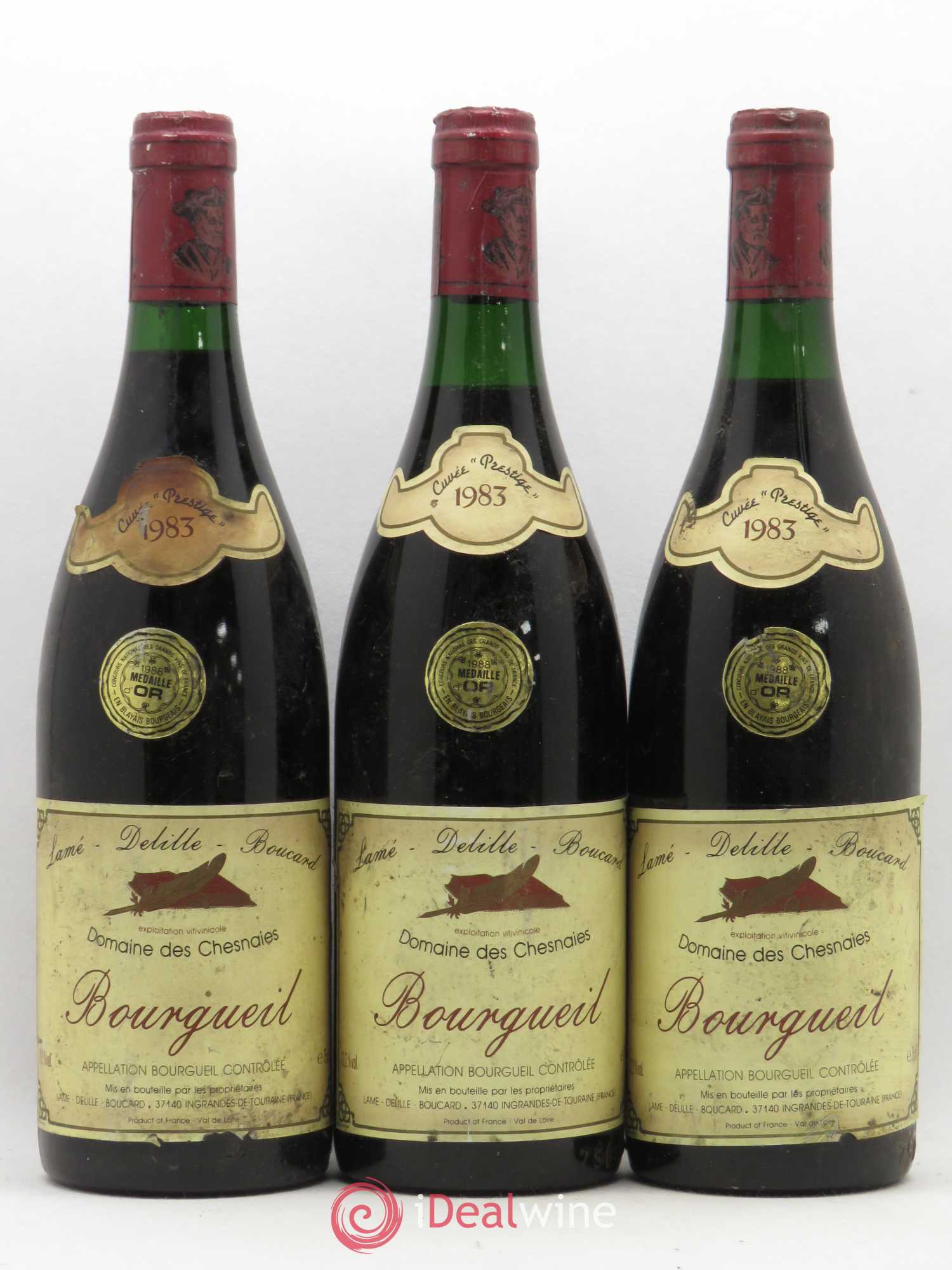 Bourgueil Prestige Domaine des Chesnaies 2000 - Lot de 5 bouteilles - 1
