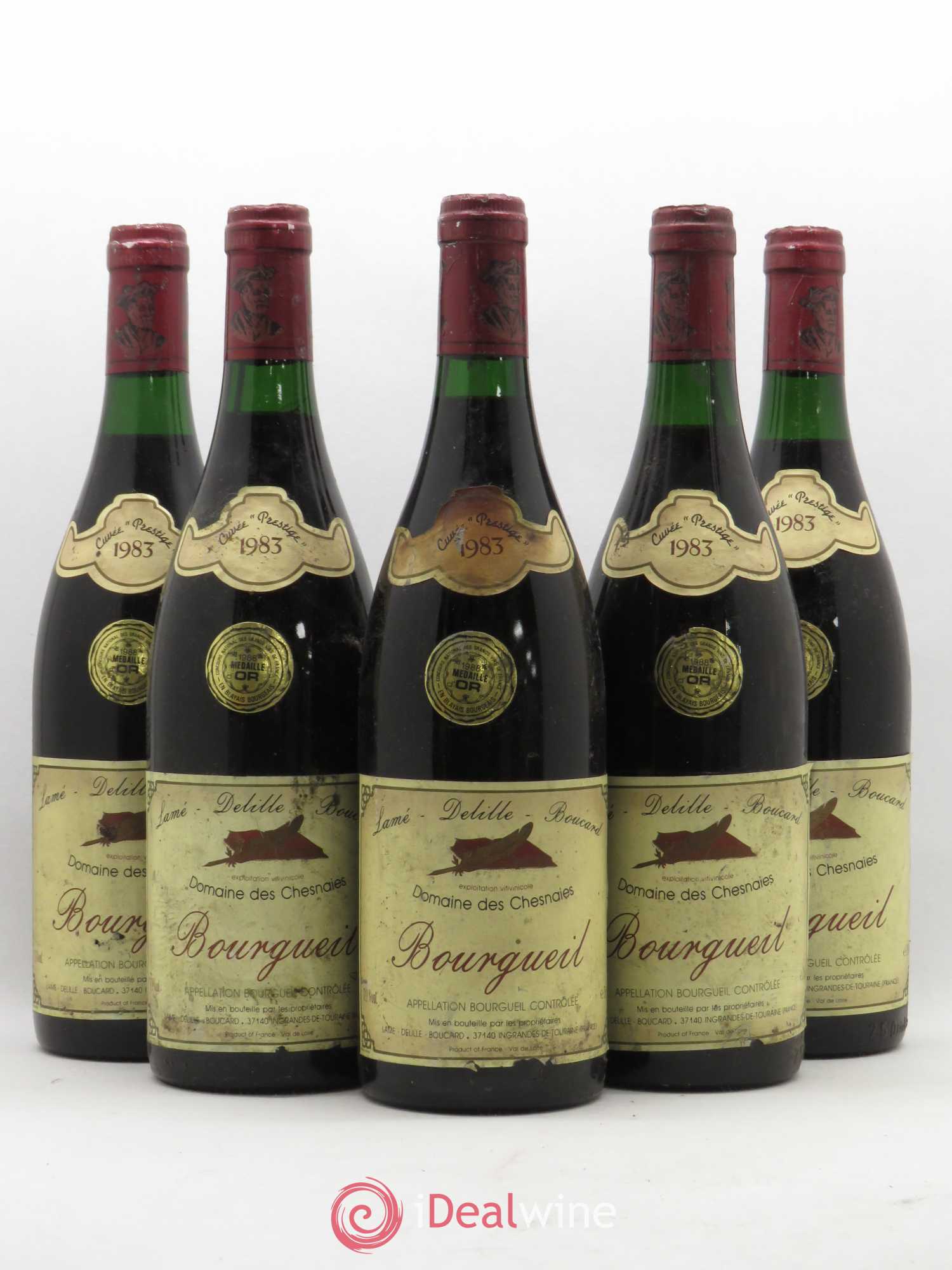 Bourgueil Prestige Domaine des Chesnaies 2000 - Lot de 5 bouteilles - 0