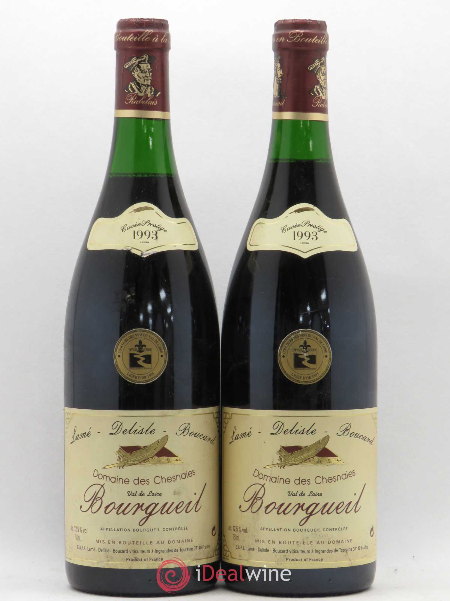 Bourgueil Prestige Domaine des Chesnaies 2000 - Lot de 2 bouteilles - 0