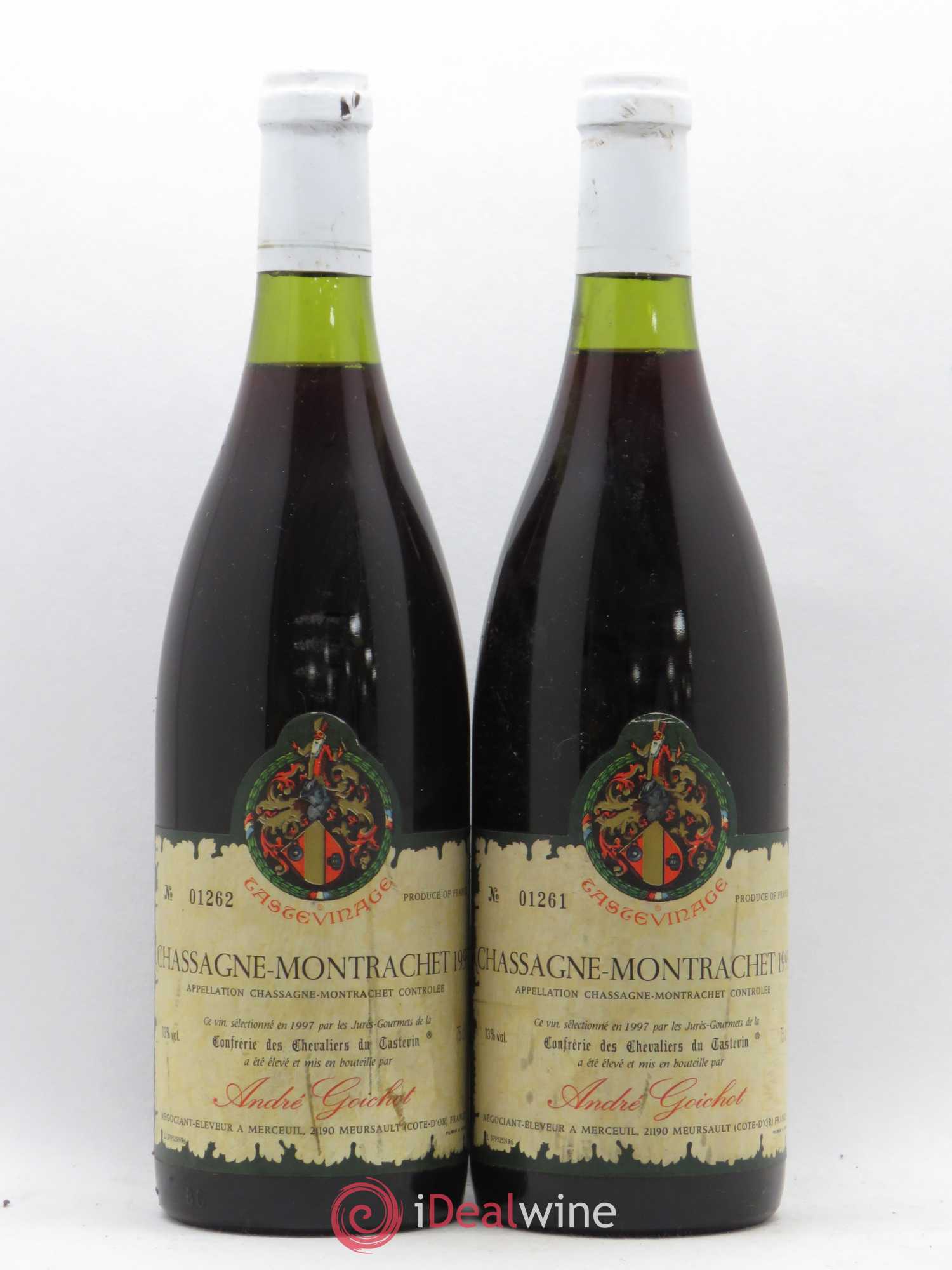 Chassagne-Montrachet Tasteviné Goichot 1995 - Lot de 2 bouteilles - 0