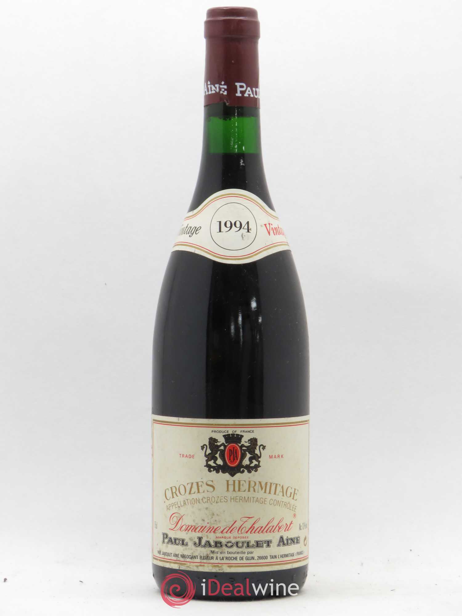 Crozes-Hermitage Paul Jaboulet Ainé Domaine de Thalabert 1994 - Posten von 1 Flasche - 0
