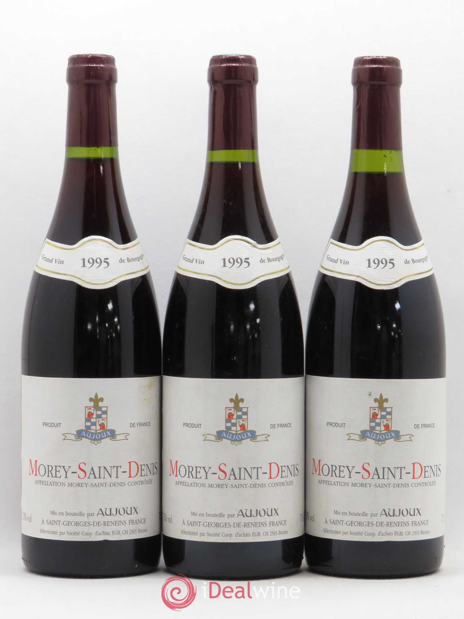 Morey-Saint-Denis Aujoux 1995 - Lot de 6 bouteilles - 1