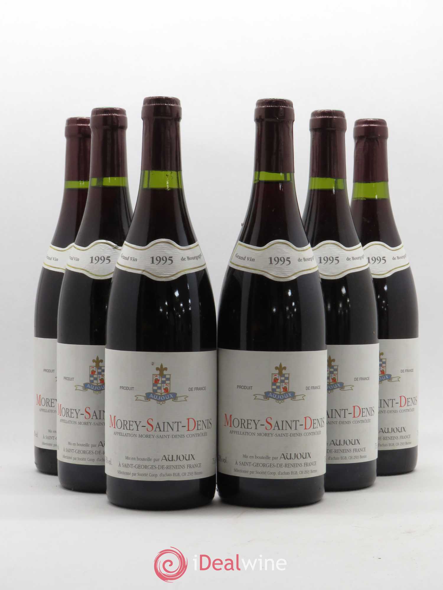 Morey-Saint-Denis Aujoux 1995 - Lot de 6 bouteilles - 0