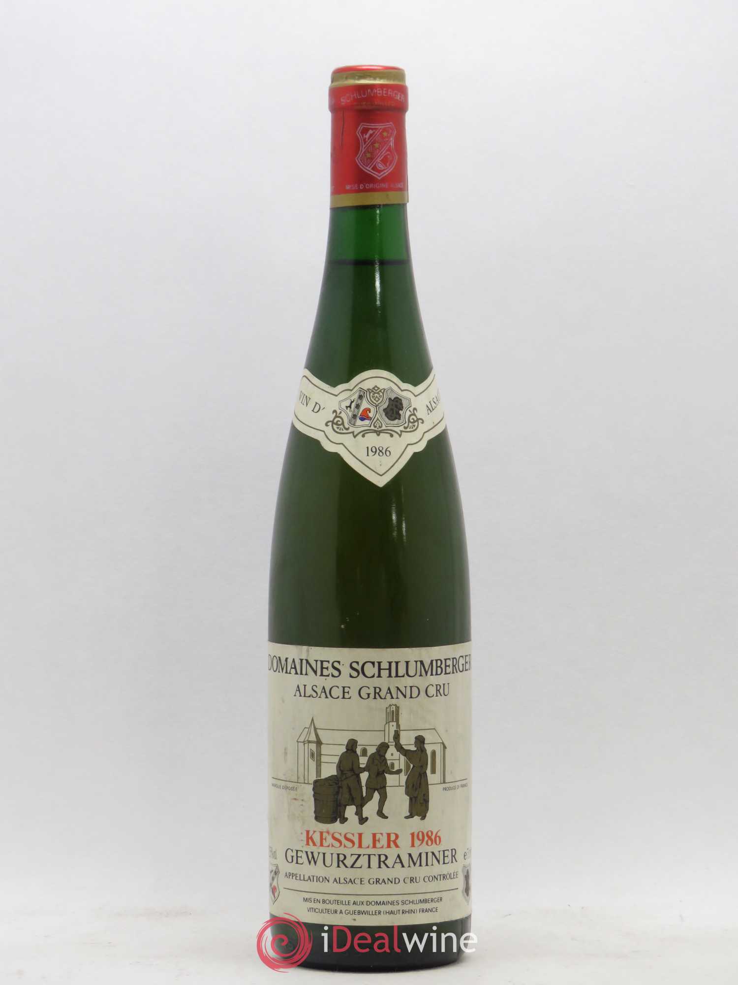 Gewurztraminer Grand Cru Kessler Domaine Schlumberger 1986 - Posten von 1 Flasche - 0