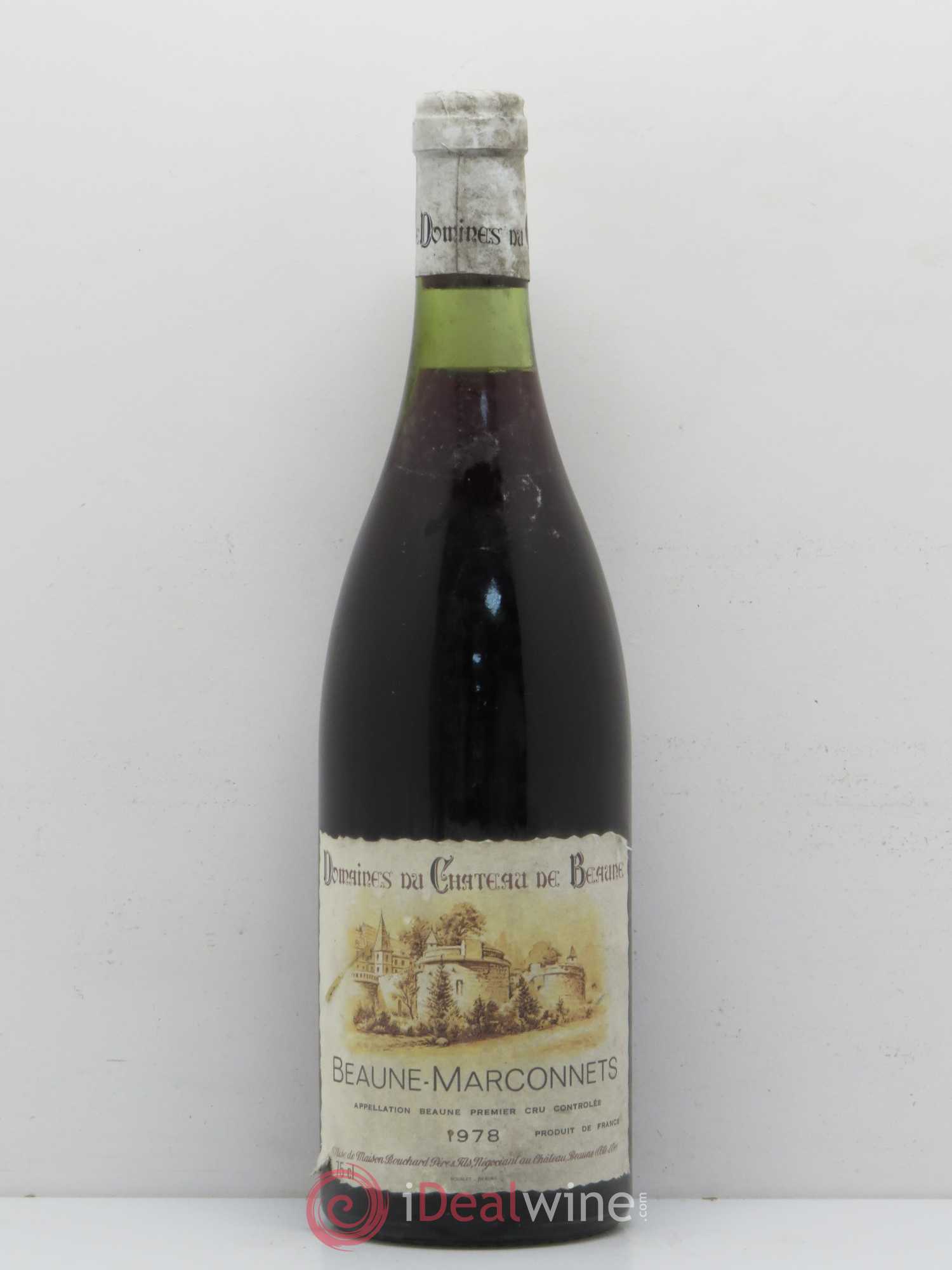 Beaune 1er Cru Marconnets Bouchard Père & Fils Château de Beaune 1978 - Lot de 1 bouteille - 0