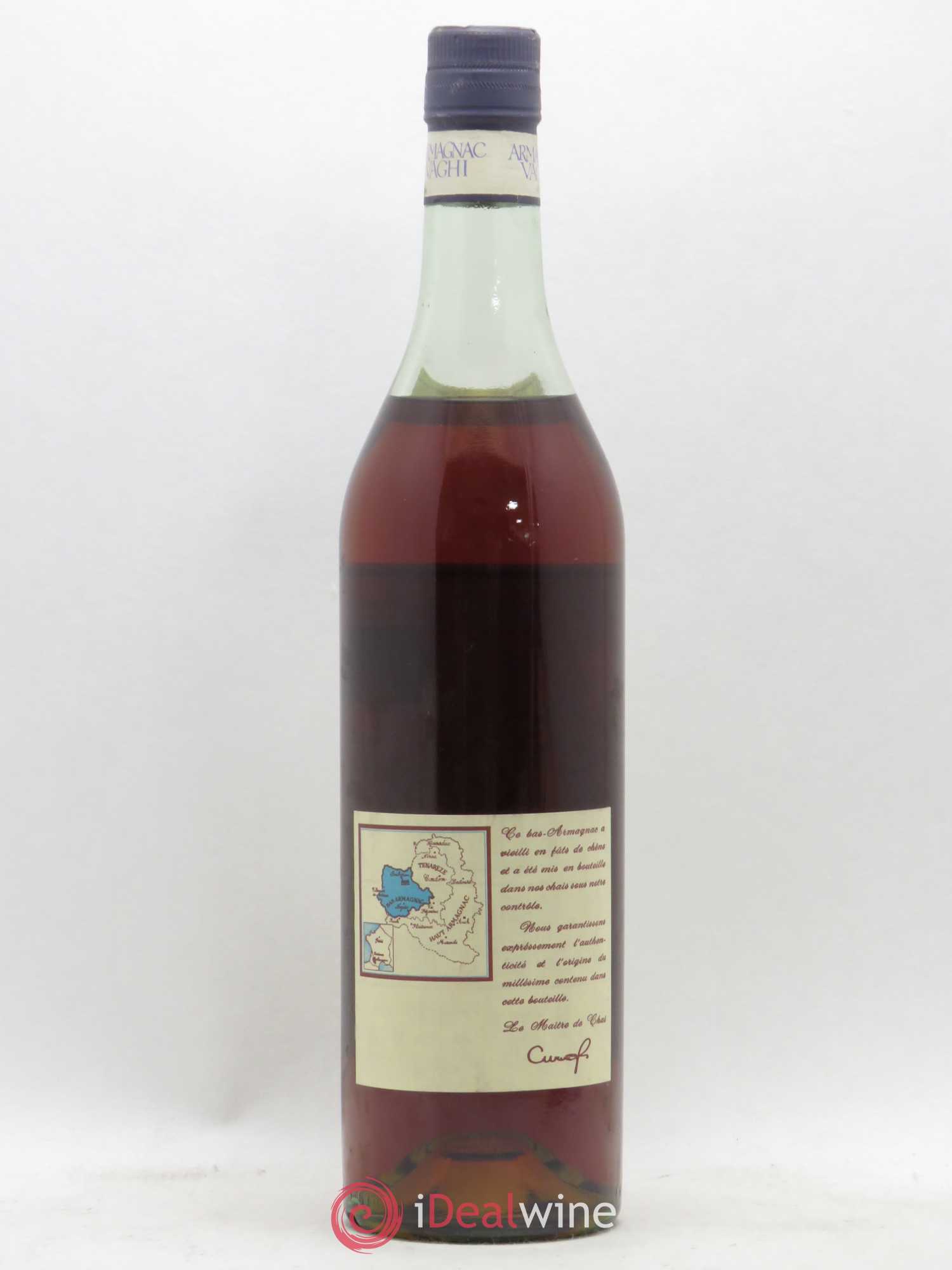 Bas-Armagnac Vaghi 1969 - Posten von 1 Flasche - 1