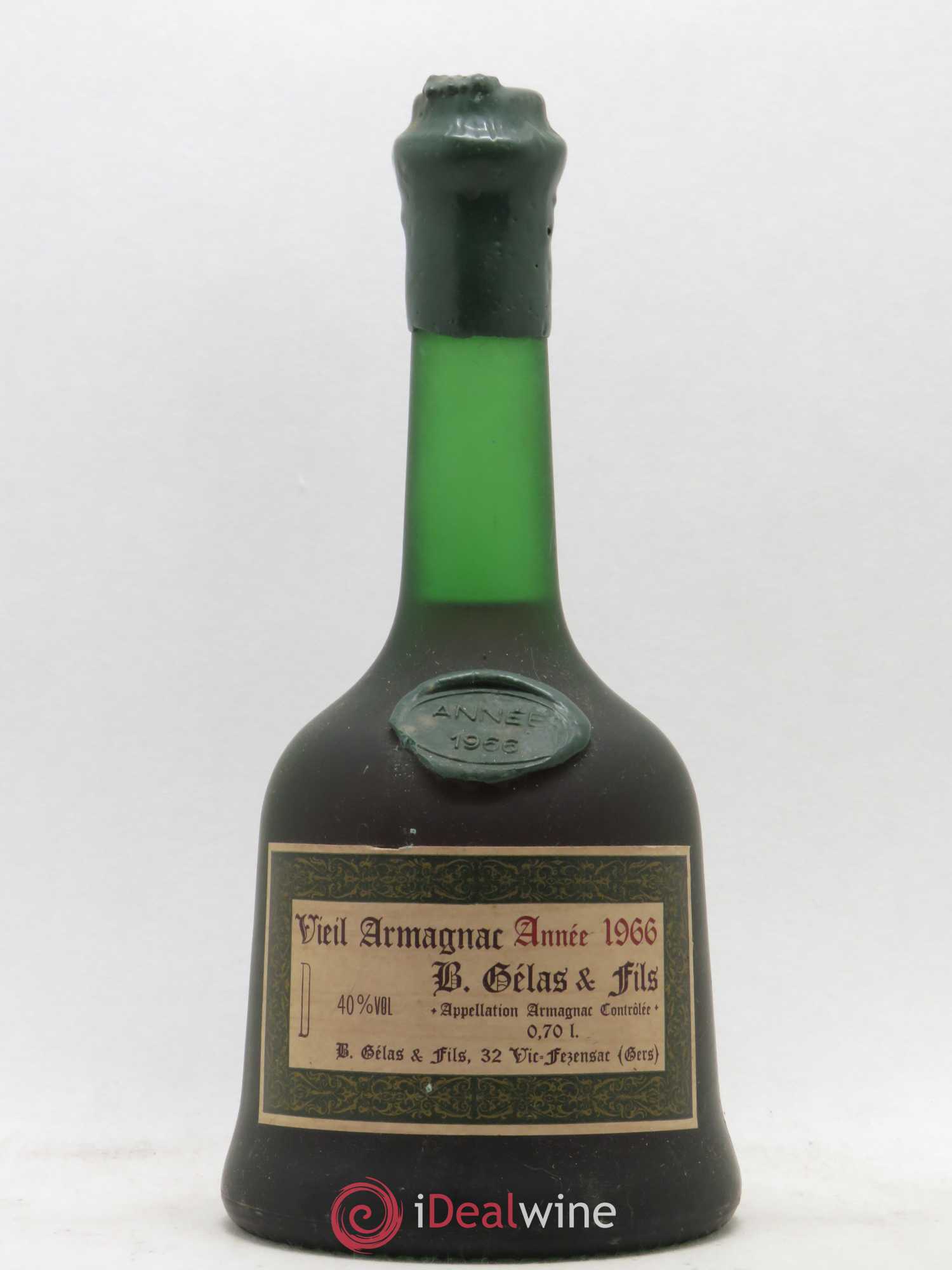 Armagnac Gelas 1966 - Lot of 1 bottle - 0