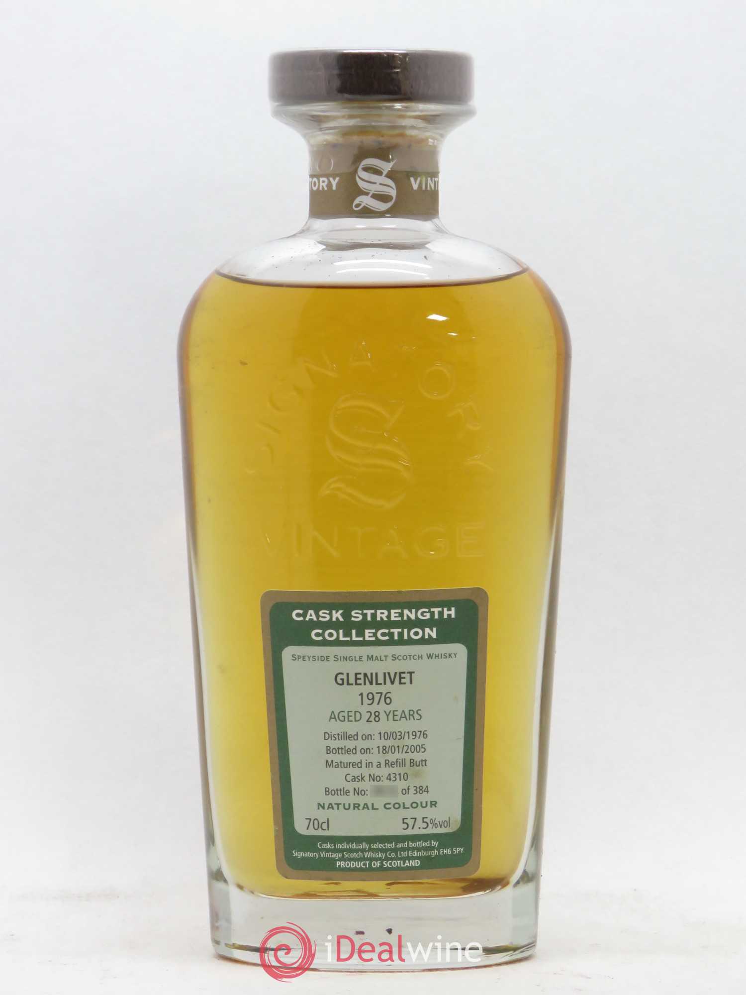 Whisky Signatory Glenlivet 28 ans 1976 - Posten von 1 Flasche - 0