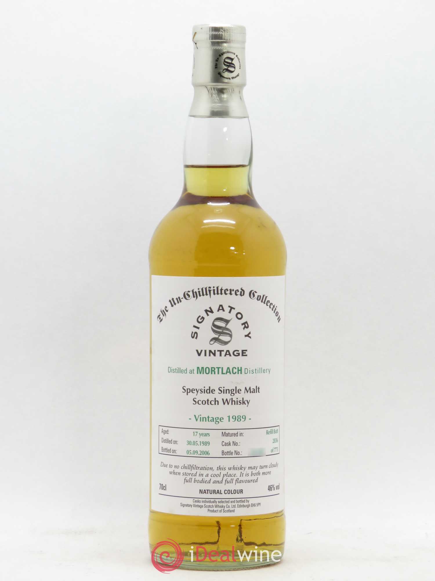 Whisky Mortlach Signatory 17 ans 1989 - Posten von 1 Flasche - 0