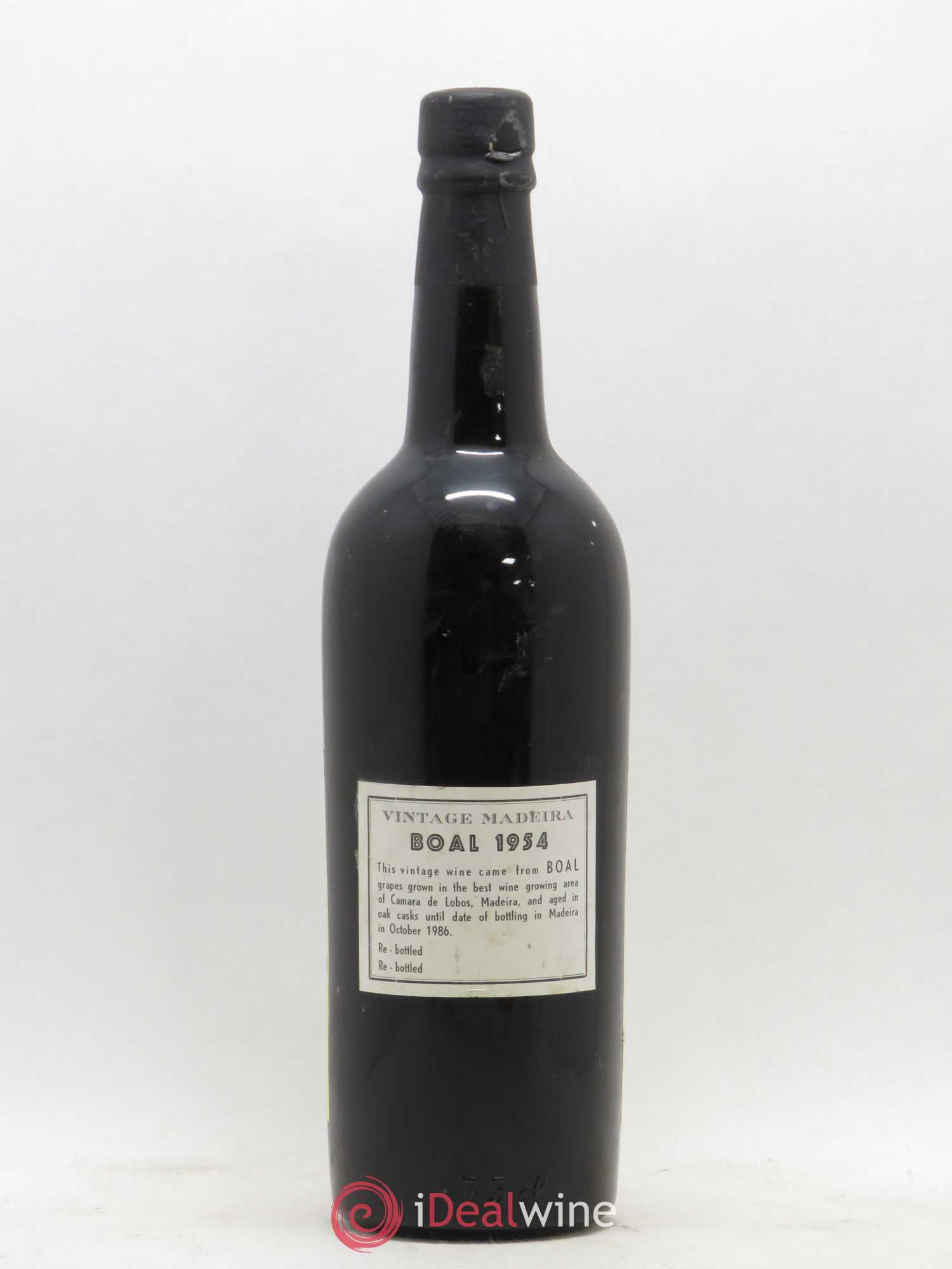 Madère Mi-Doux Boal Henriquès & Henriquès 1954 - Posten von 1 Flasche - 1