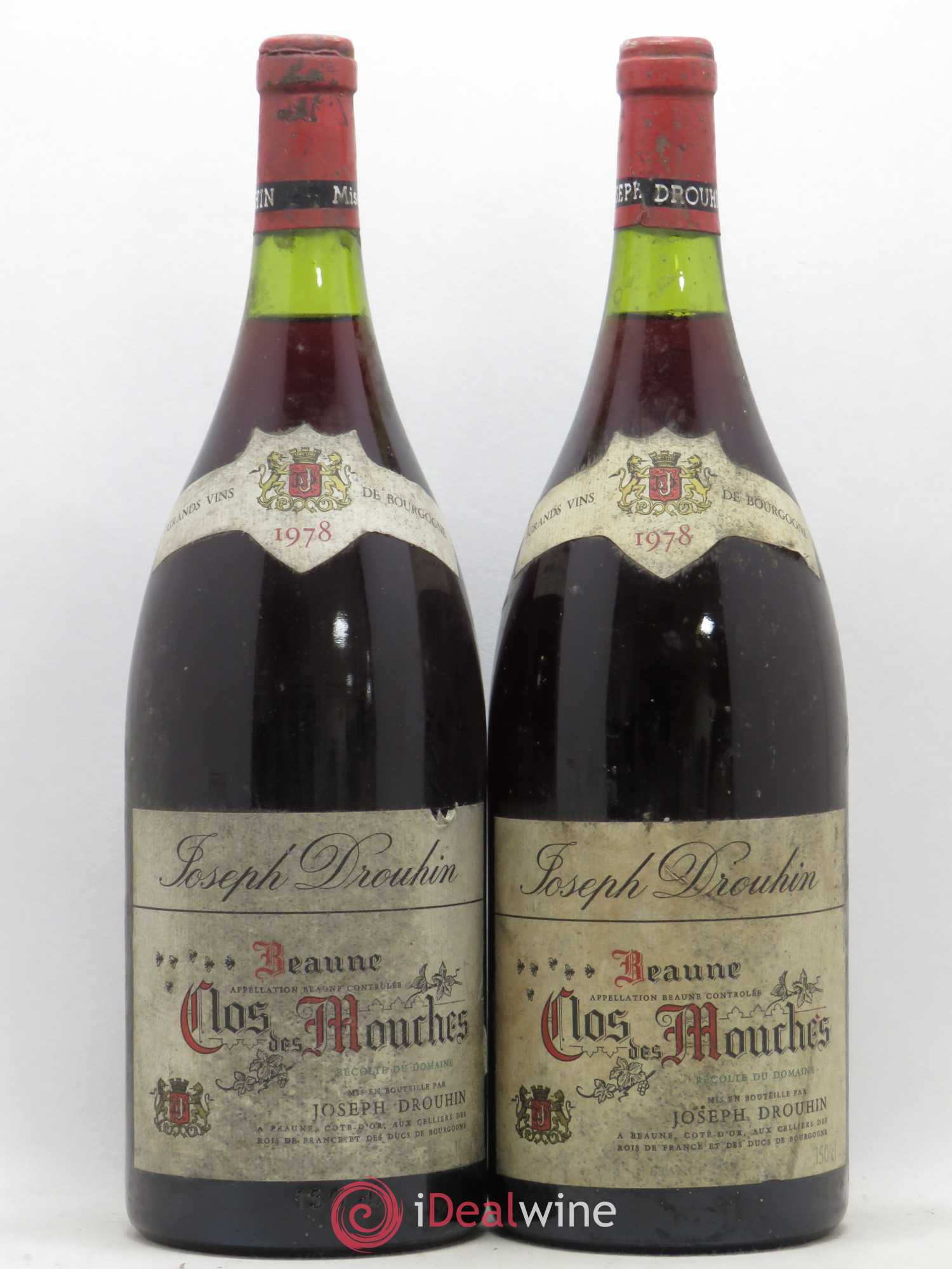 Beaune 1er Cru Clos des Mouches Joseph Drouhin 1978 - Lot de 2 magnums - 0