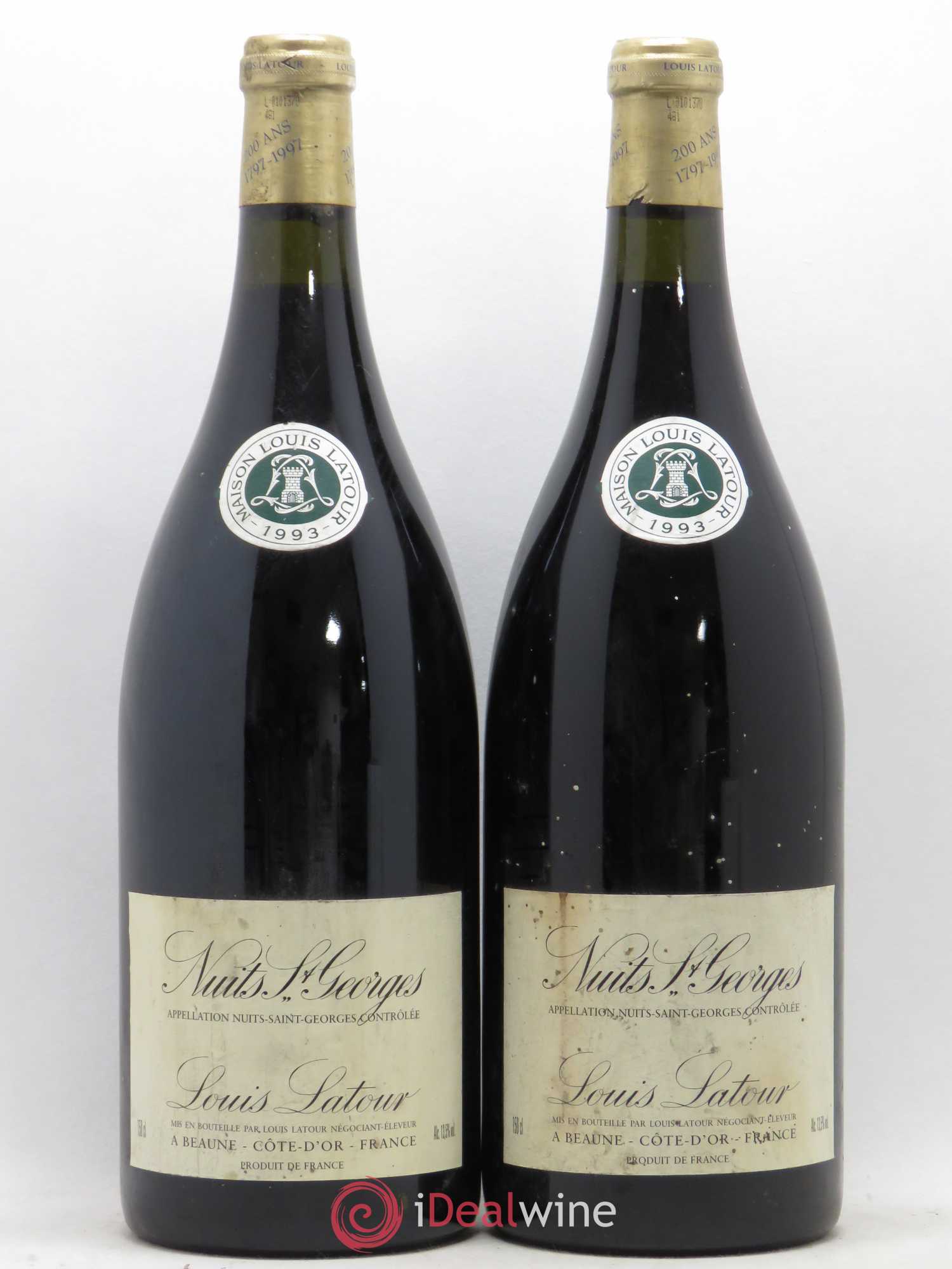 Nuits-Saint-Georges Louis Latour 1993 - Lot de 2 magnums - 0
