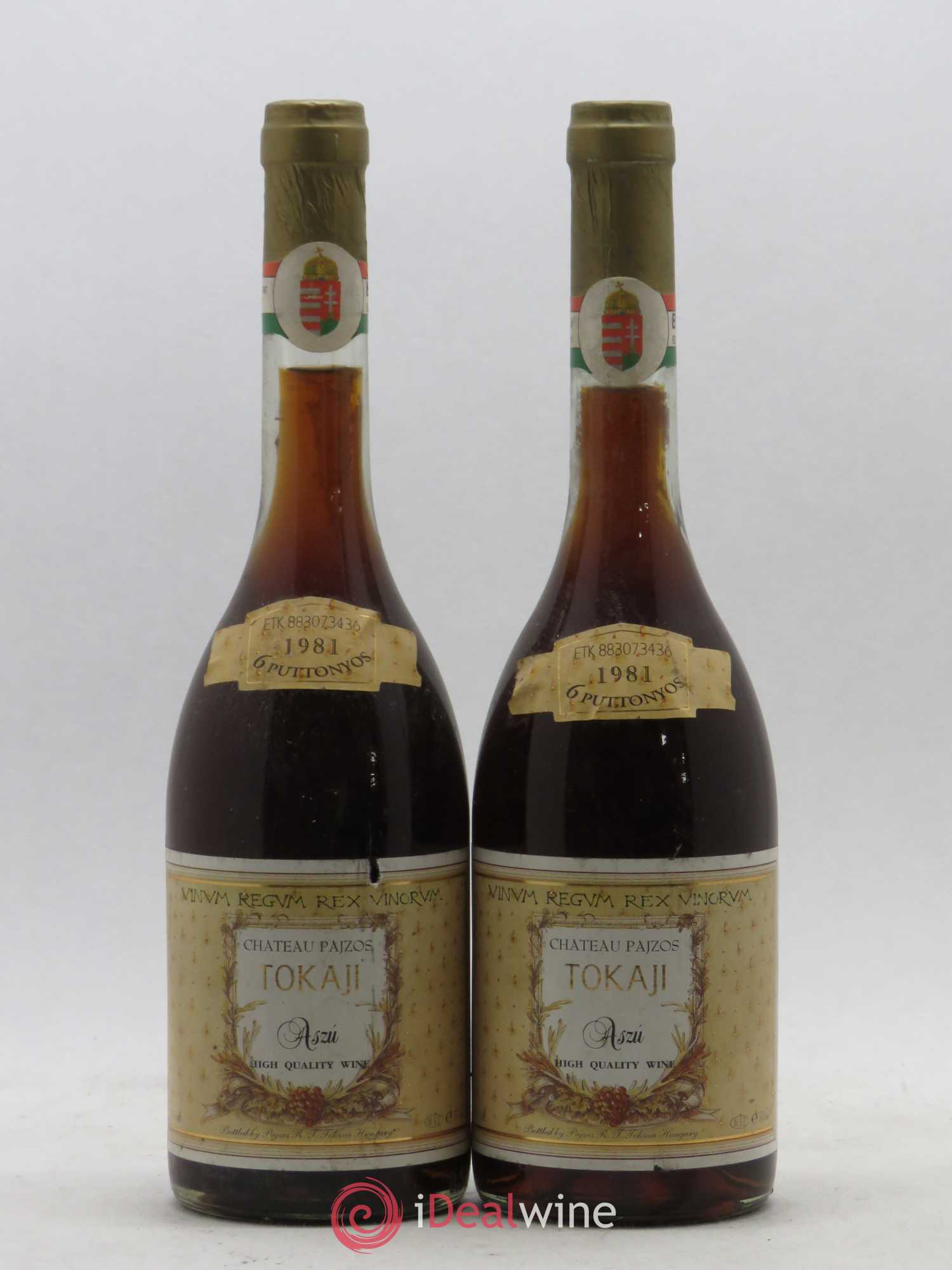 Tokaji 1981 - Lotto di 2 bottiglie - 0