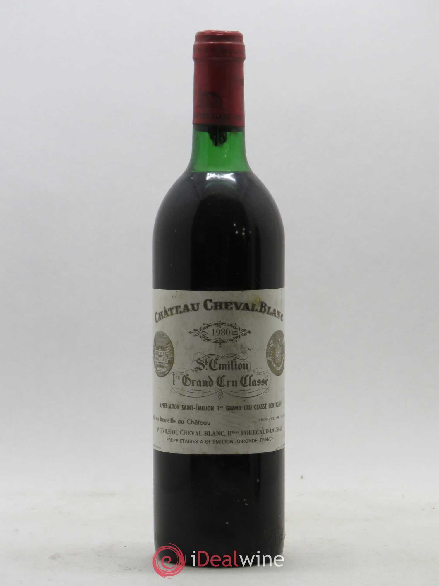 Château Cheval Blanc 1er Grand Cru Classé A 1980 - Lot de 1 bouteille - 0
